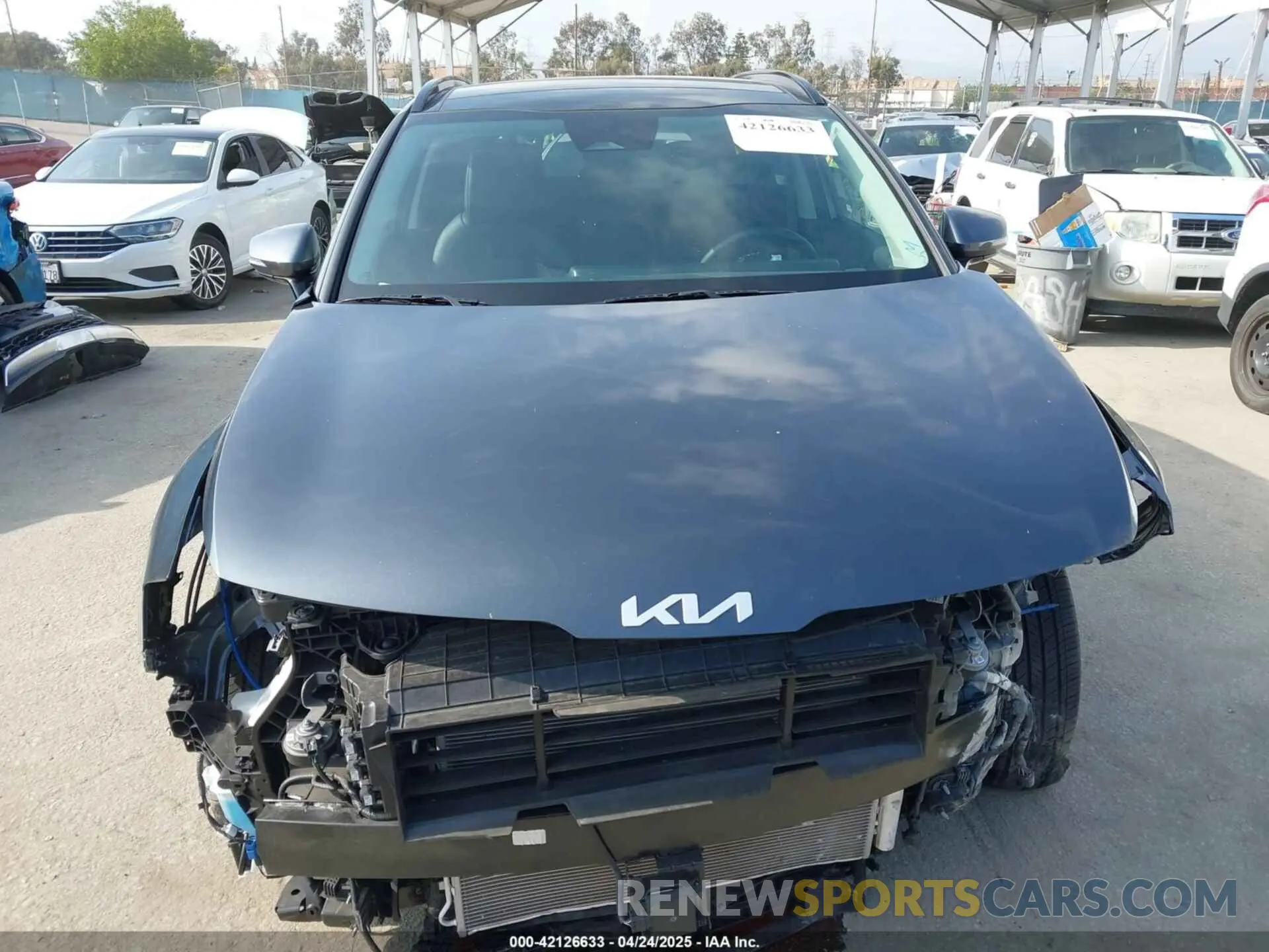 13 fotografías del automóvil dañado 5XYK43DF0RG222512 KIA SPORTAGE 2024