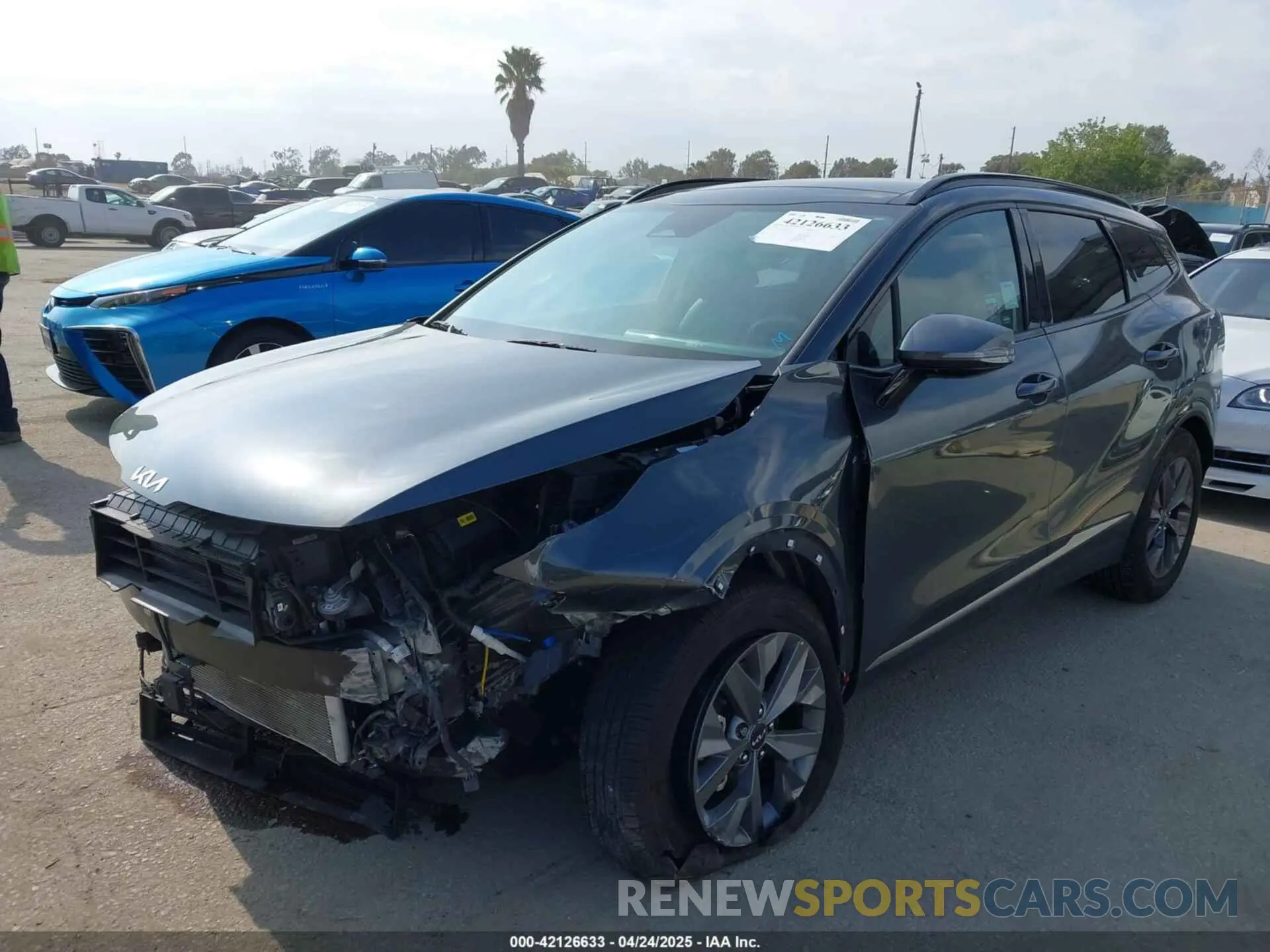 2 fotografías del automóvil dañado 5XYK43DF0RG222512 KIA SPORTAGE 2024