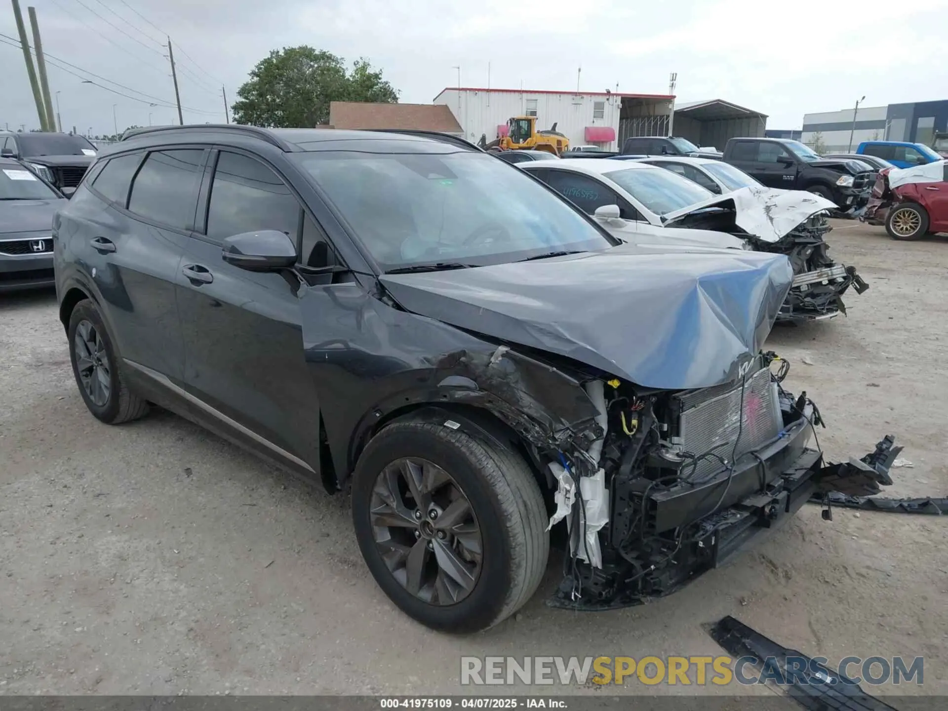 1 fotografías del automóvil dañado 5XYK43DF1RG157279 KIA SPORTAGE 2024