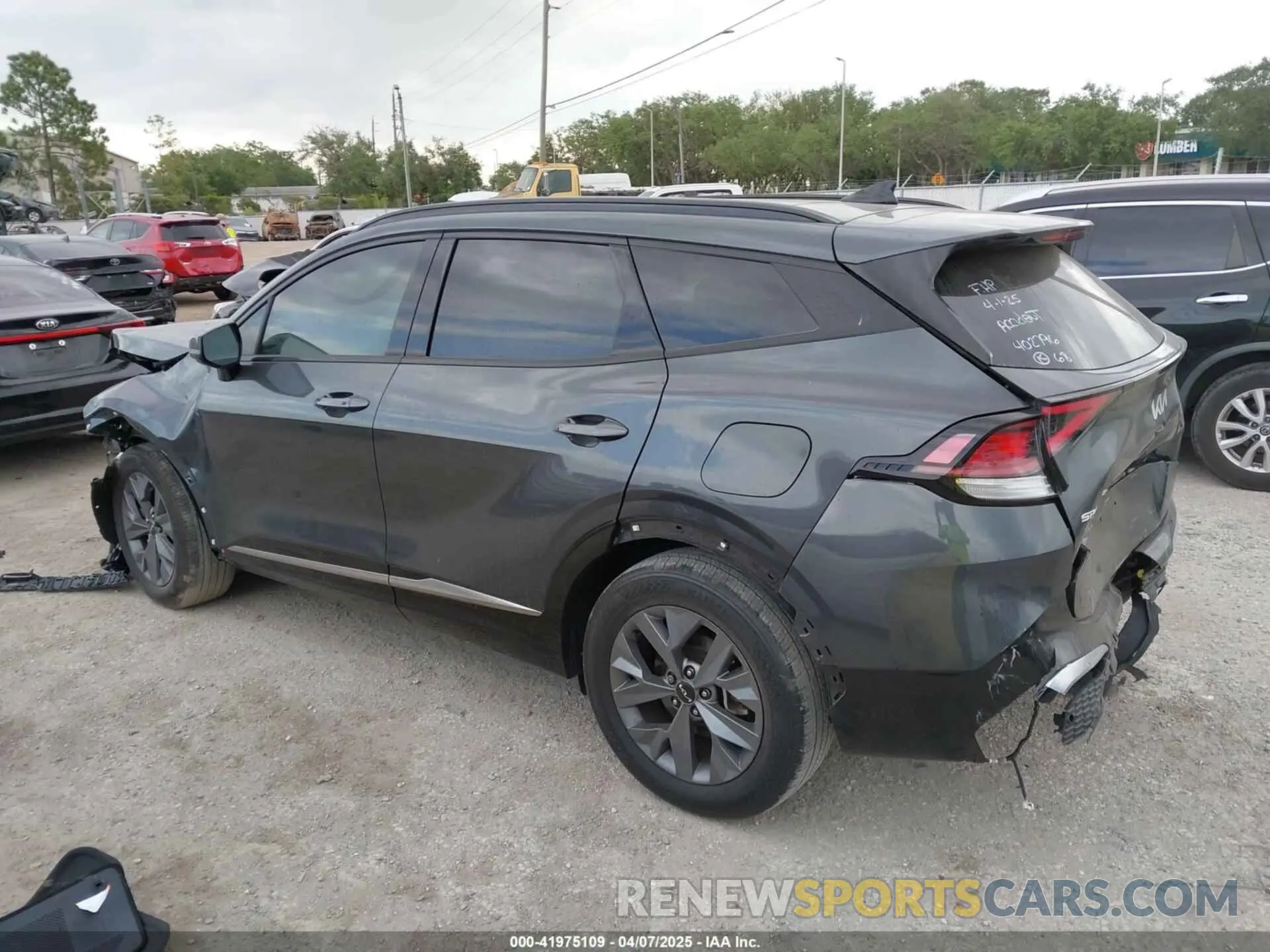 14 fotografías del automóvil dañado 5XYK43DF1RG157279 KIA SPORTAGE 2024