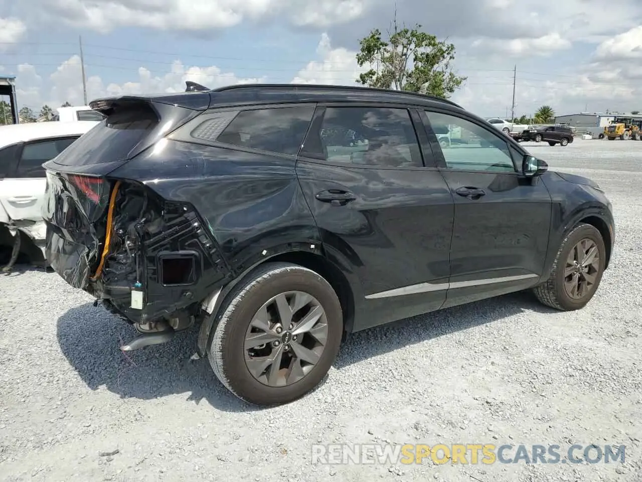 3 fotografías del automóvil dañado 5XYK43DF6RG180508 KIA SPORTAGE 2024