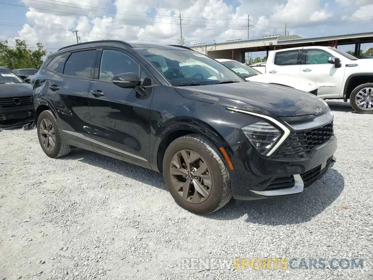4 fotografías del automóvil dañado 5XYK43DF6RG180508 KIA SPORTAGE 2024