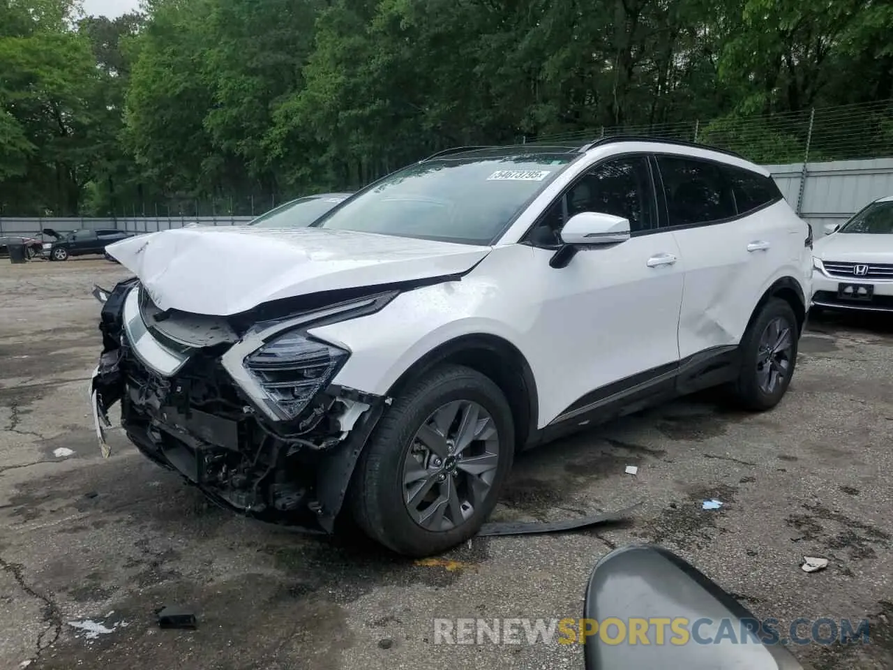 1 fotografías del automóvil dañado 5XYK43DF8RG213685 KIA SPORTAGE 2024