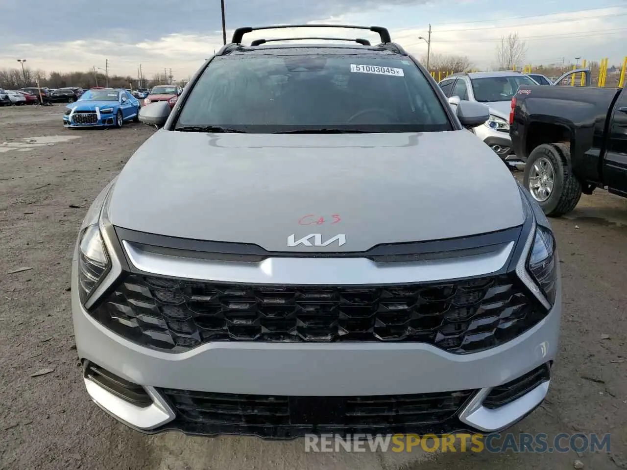 5 fotografías del automóvil dañado 5XYK43DFXRG157703 KIA SPORTAGE 2024