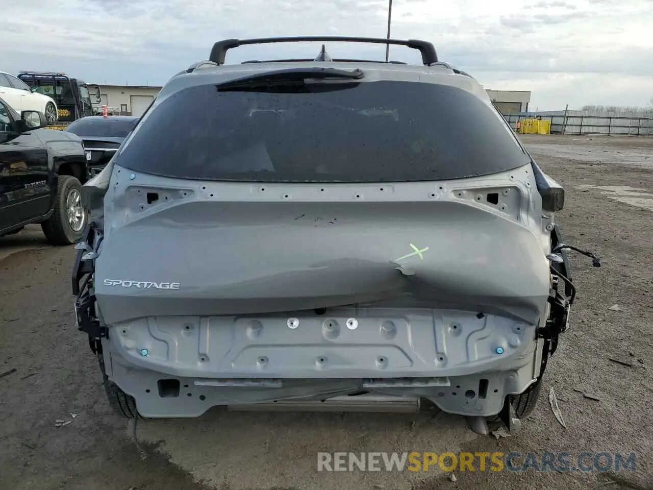 6 fotografías del automóvil dañado 5XYK43DFXRG157703 KIA SPORTAGE 2024