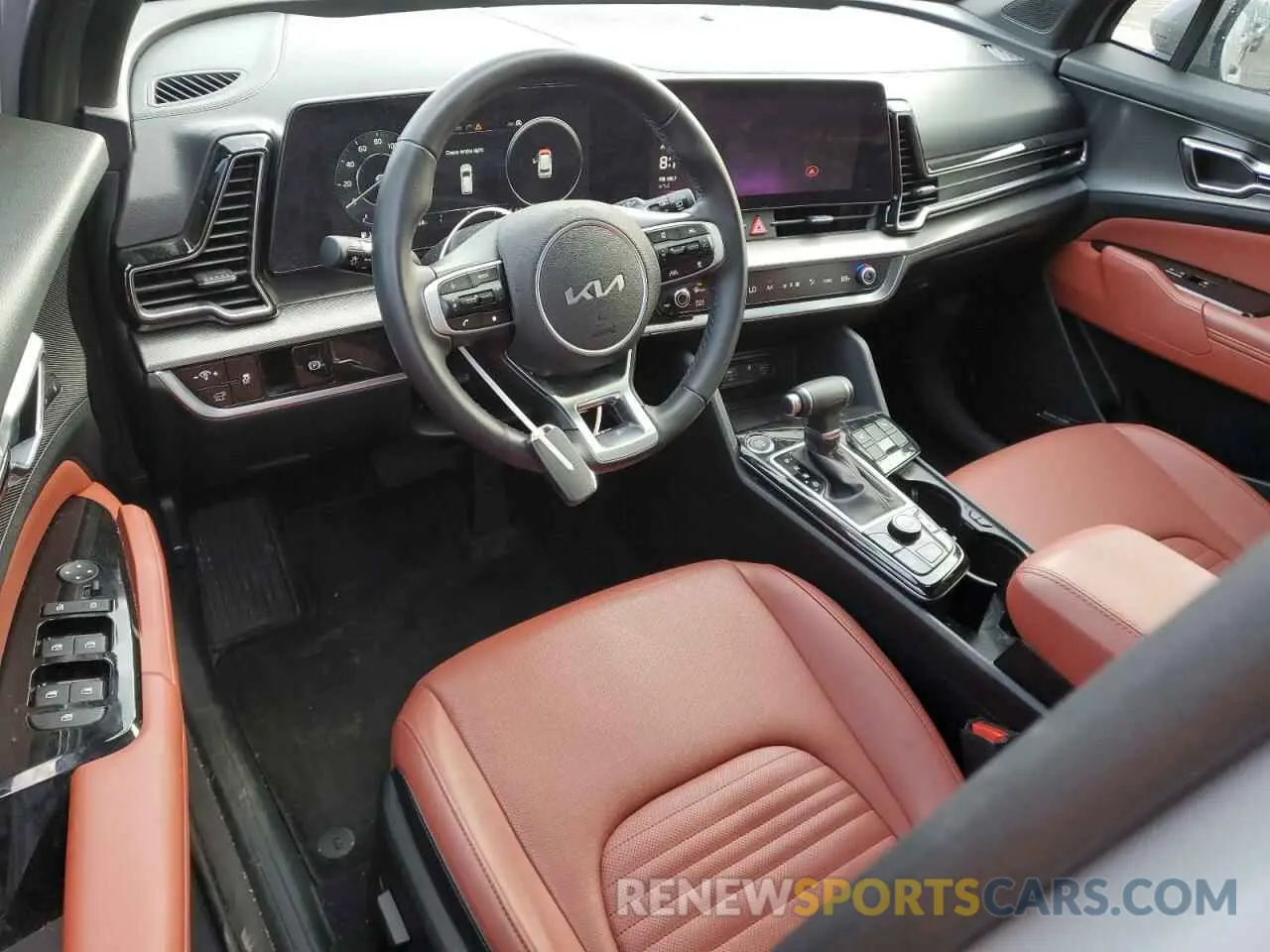 8 fotografías del automóvil dañado 5XYK43DFXRG157703 KIA SPORTAGE 2024