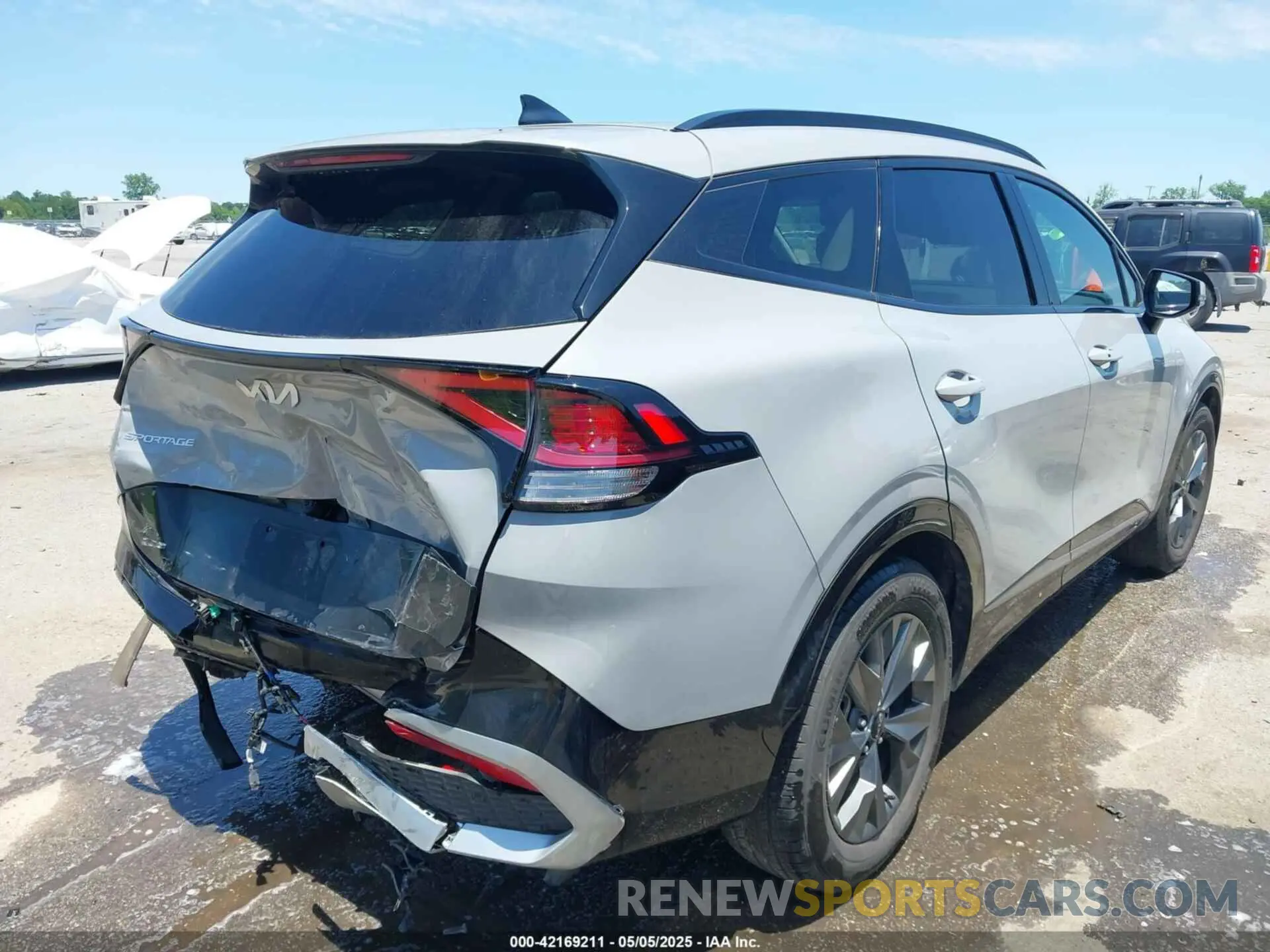 4 fotografías del automóvil dañado 5XYK43DFXRG211078 KIA SPORTAGE 2024