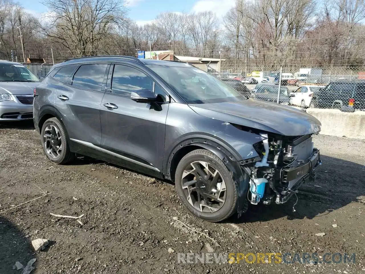 4 fotografías del automóvil dañado 5XYK53DF0RG192649 KIA SPORTAGE 2024