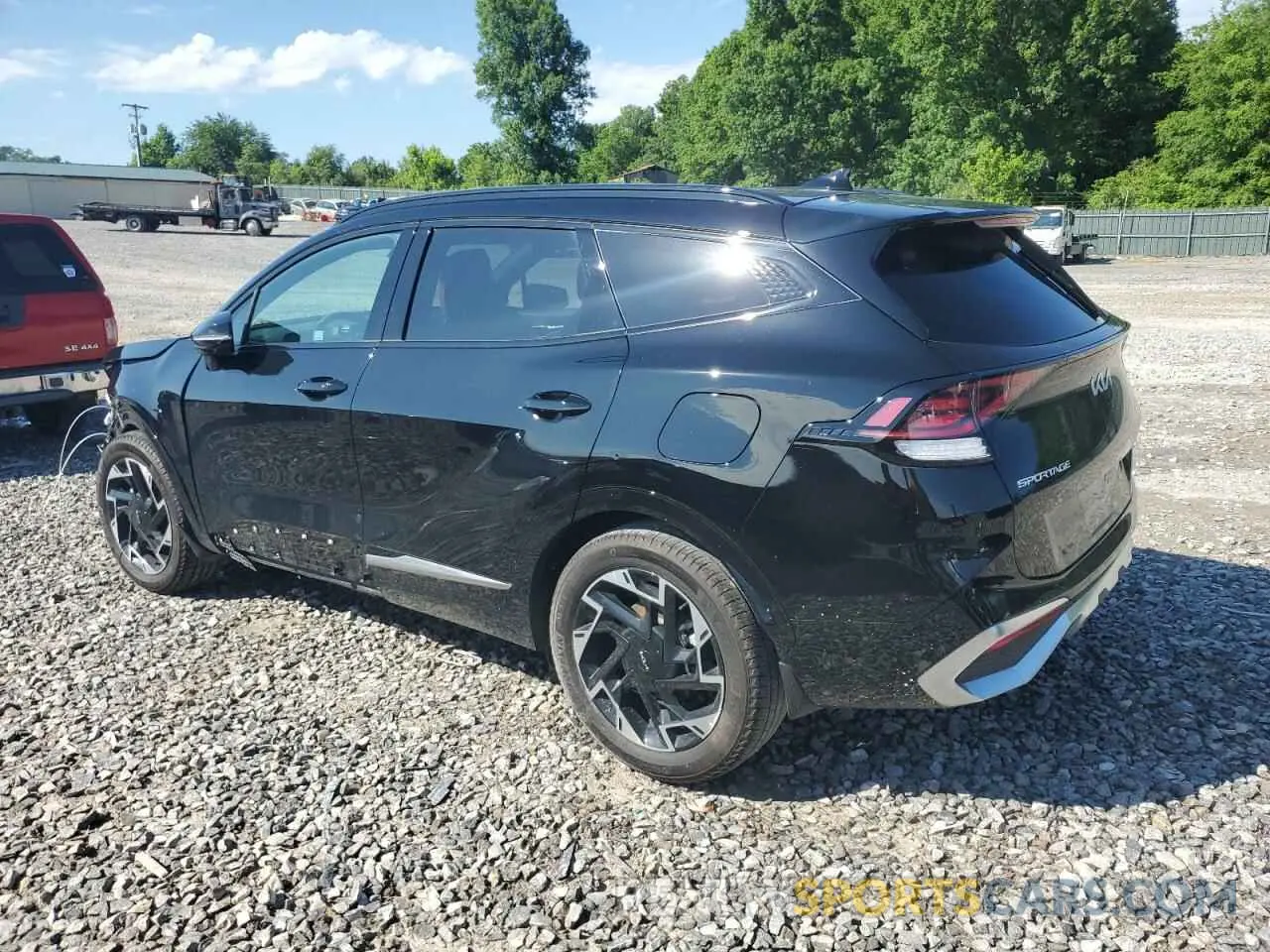 2 fotografías del automóvil dañado 5XYK53DF2RG184309 KIA SPORTAGE 2024
