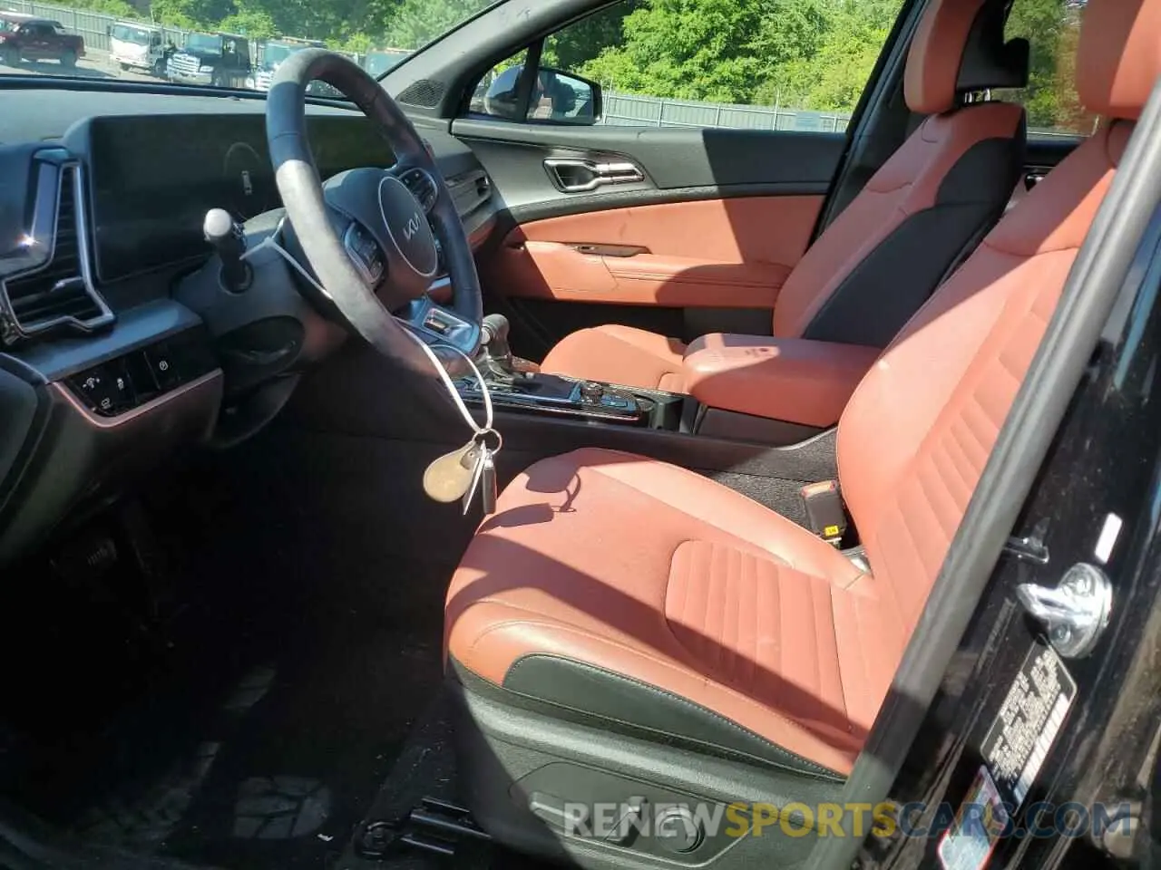7 fotografías del automóvil dañado 5XYK53DF2RG184309 KIA SPORTAGE 2024
