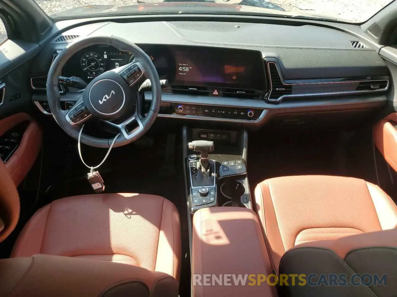 8 fotografías del automóvil dañado 5XYK53DF2RG184309 KIA SPORTAGE 2024