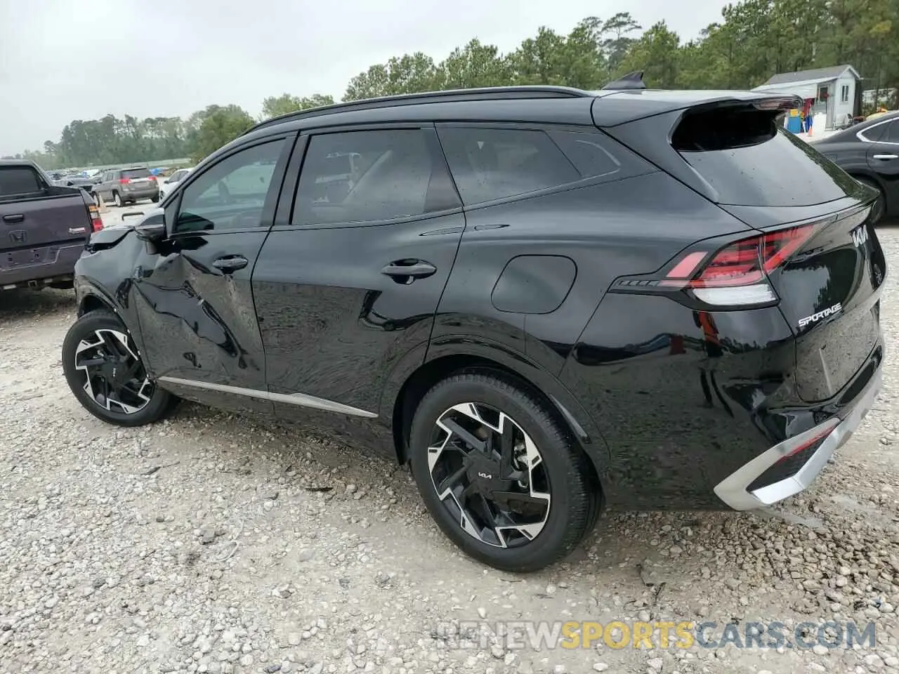 2 fotografías del automóvil dañado 5XYK53DF3RG187381 KIA SPORTAGE 2024