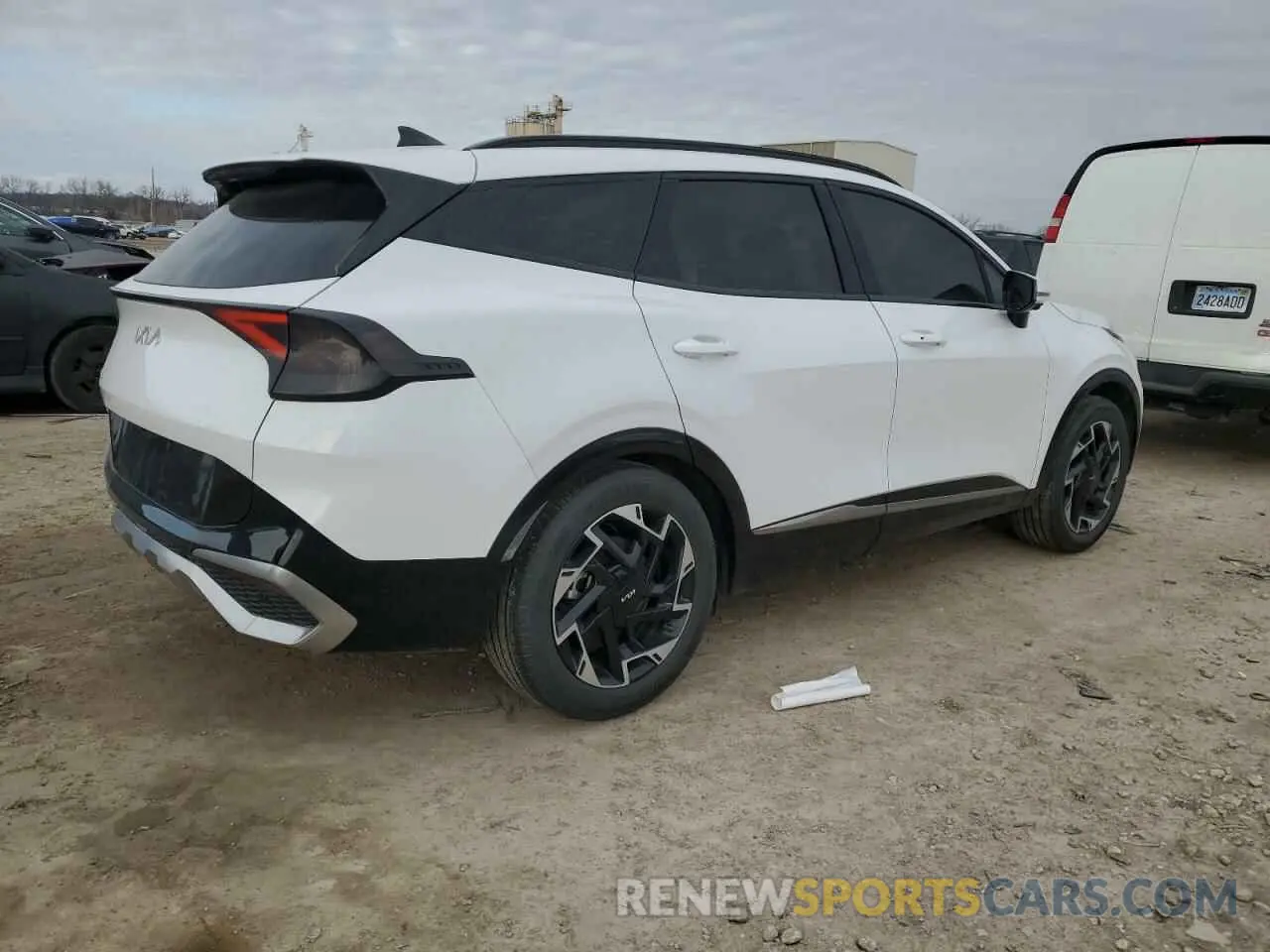 3 fotografías del automóvil dañado 5XYK53DF4RG146497 KIA SPORTAGE 2024