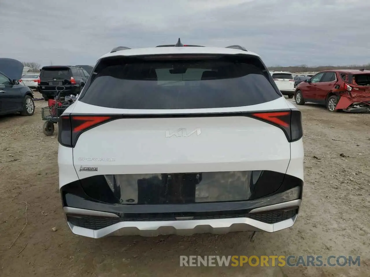 6 fotografías del automóvil dañado 5XYK53DF4RG146497 KIA SPORTAGE 2024