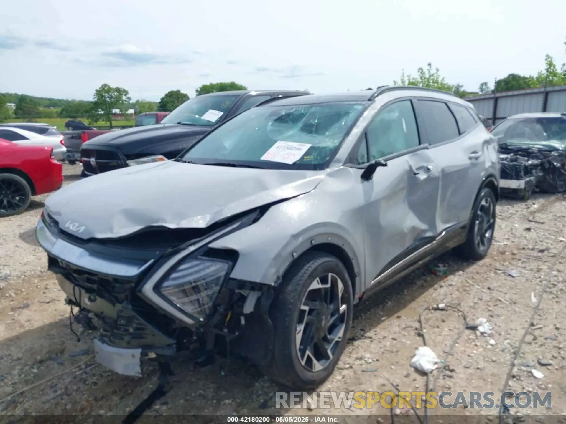 6 fotografías del automóvil dañado 5XYK53DF5RG172560 KIA SPORTAGE 2024