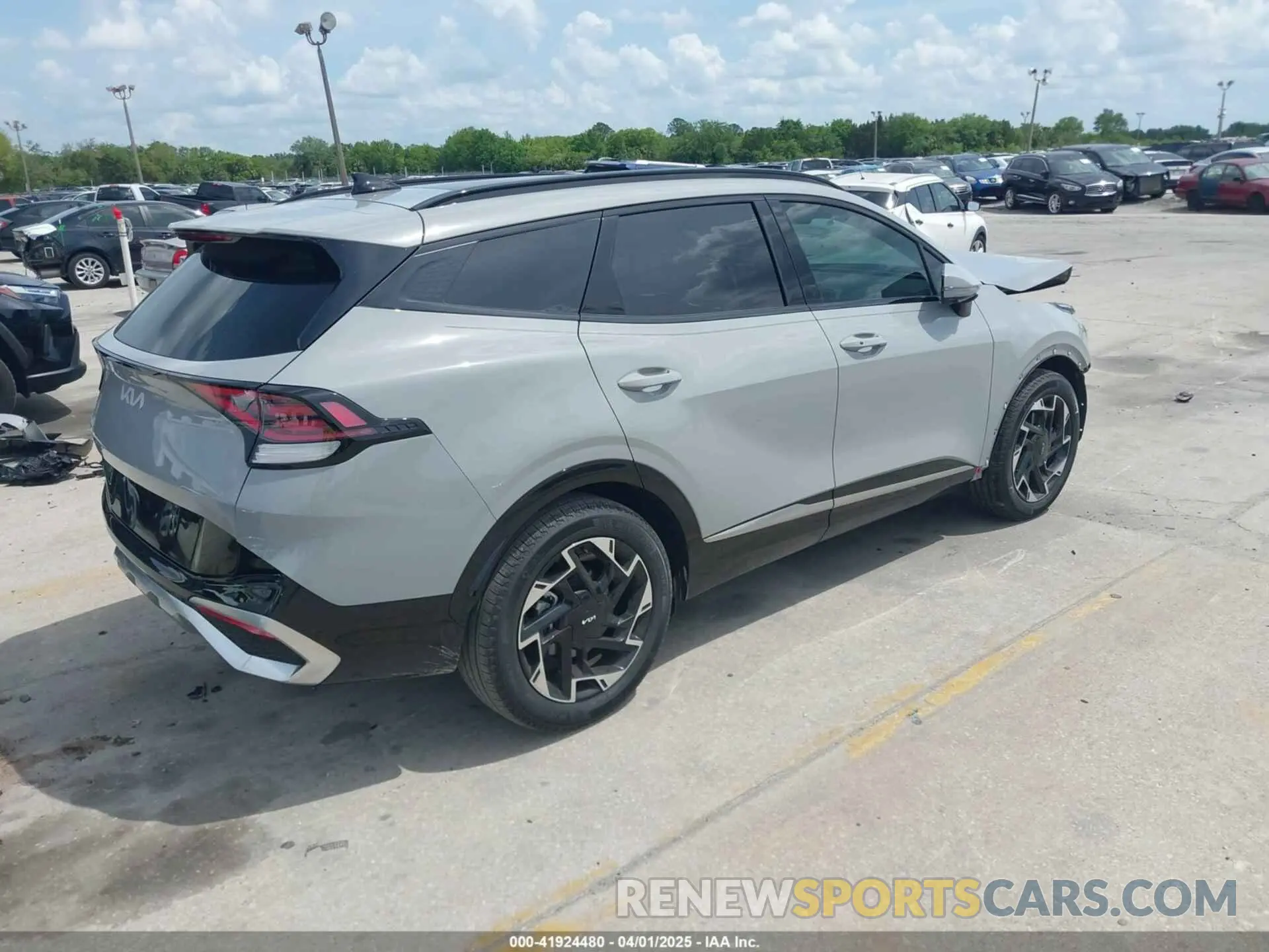 4 fotografías del automóvil dañado 5XYK53DF9RG209948 KIA SPORTAGE 2024