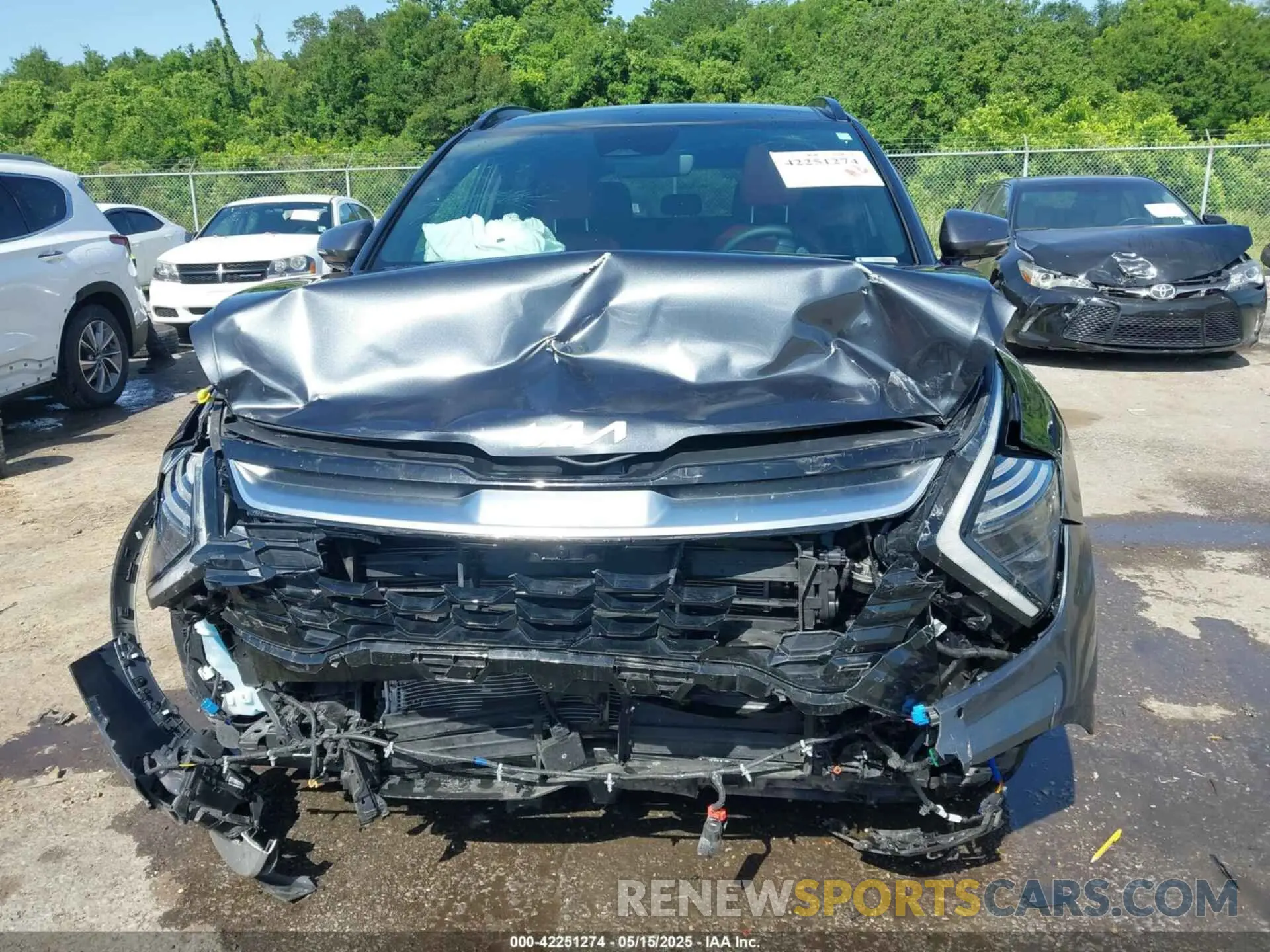 12 fotografías del automóvil dañado 5XYK53DFXRG206217 KIA SPORTAGE 2024