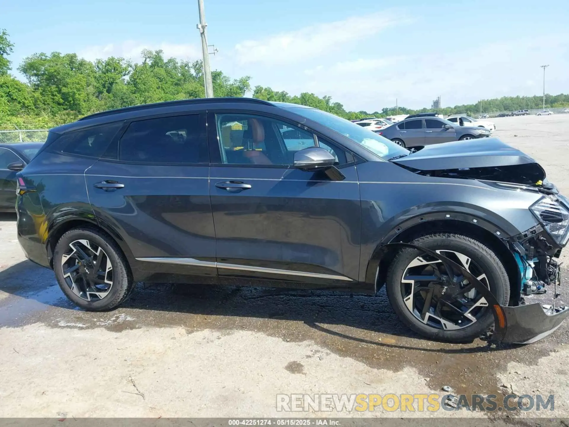 13 fotografías del automóvil dañado 5XYK53DFXRG206217 KIA SPORTAGE 2024