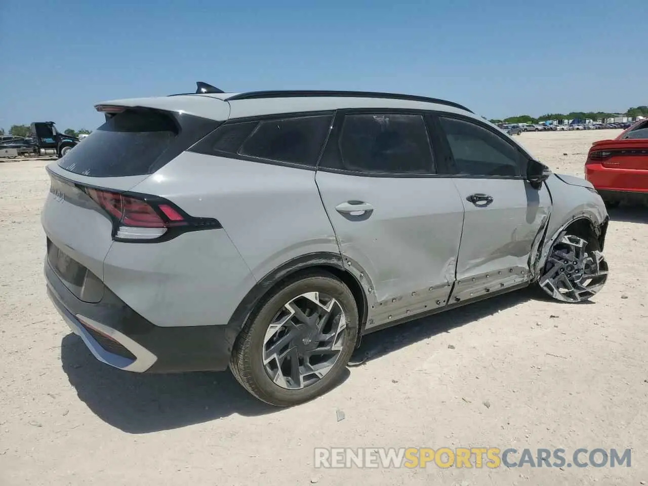 3 fotografías del automóvil dañado 5XYK53DFXRG225706 KIA SPORTAGE 2024