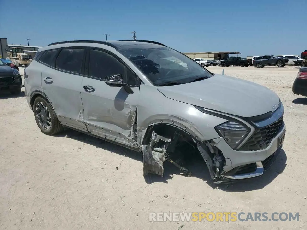 4 fotografías del automóvil dañado 5XYK53DFXRG225706 KIA SPORTAGE 2024