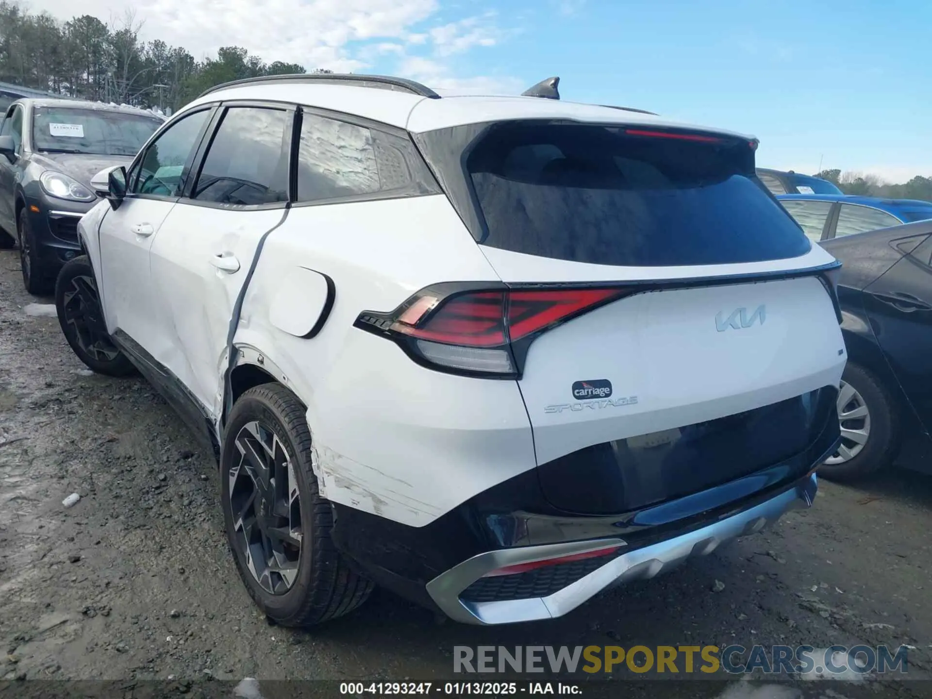 3 fotografías del automóvil dañado 5XYK5CDF1RG194555 KIA SPORTAGE 2024