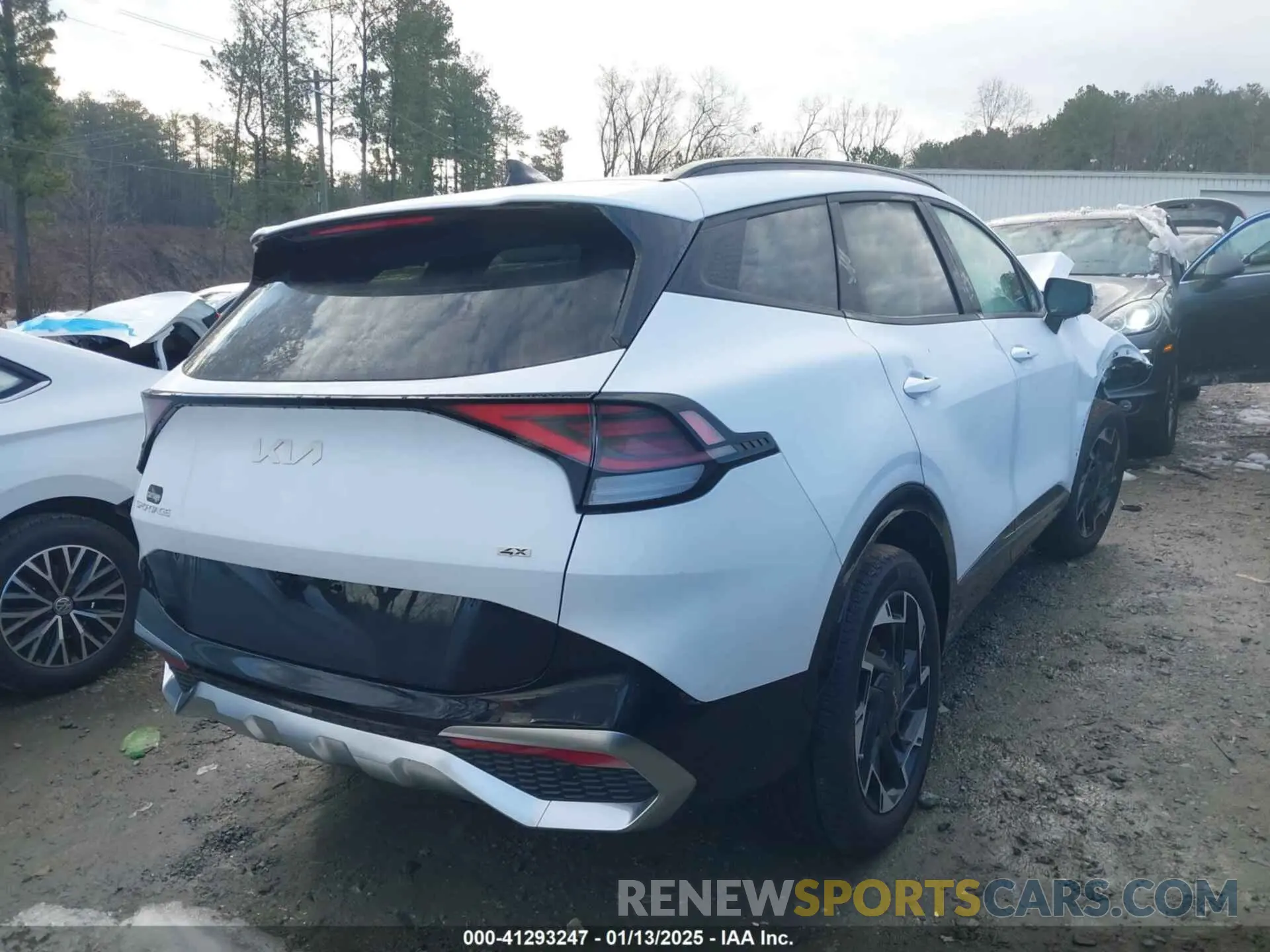4 fotografías del automóvil dañado 5XYK5CDF1RG194555 KIA SPORTAGE 2024