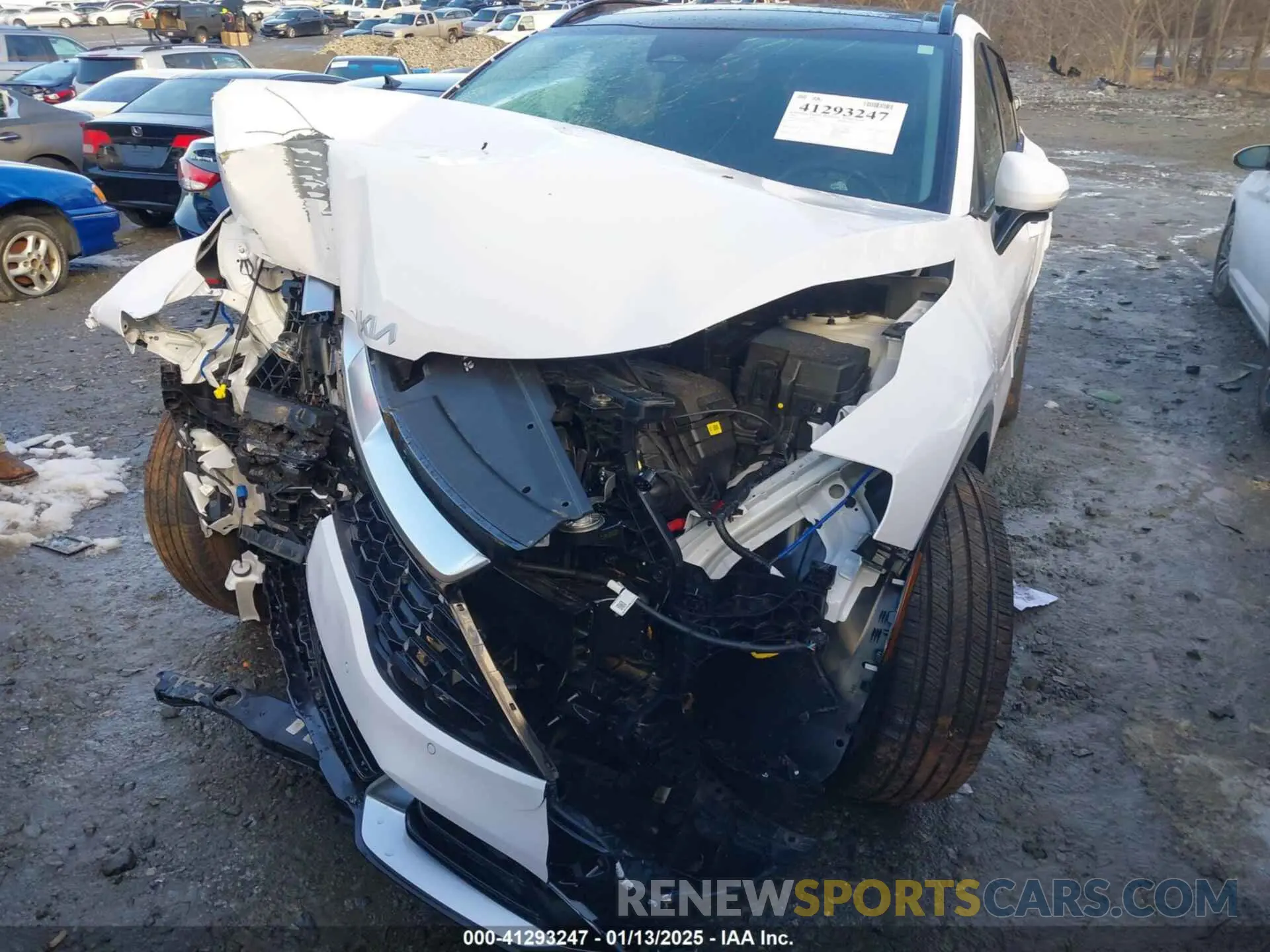 6 fotografías del automóvil dañado 5XYK5CDF1RG194555 KIA SPORTAGE 2024