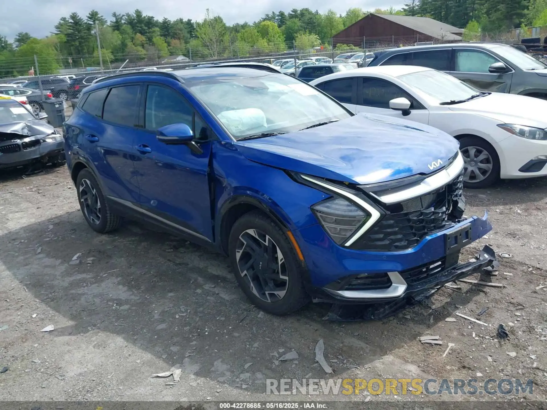 1 fotografías del automóvil dañado 5XYK5CDF5RG155029 KIA SPORTAGE 2024