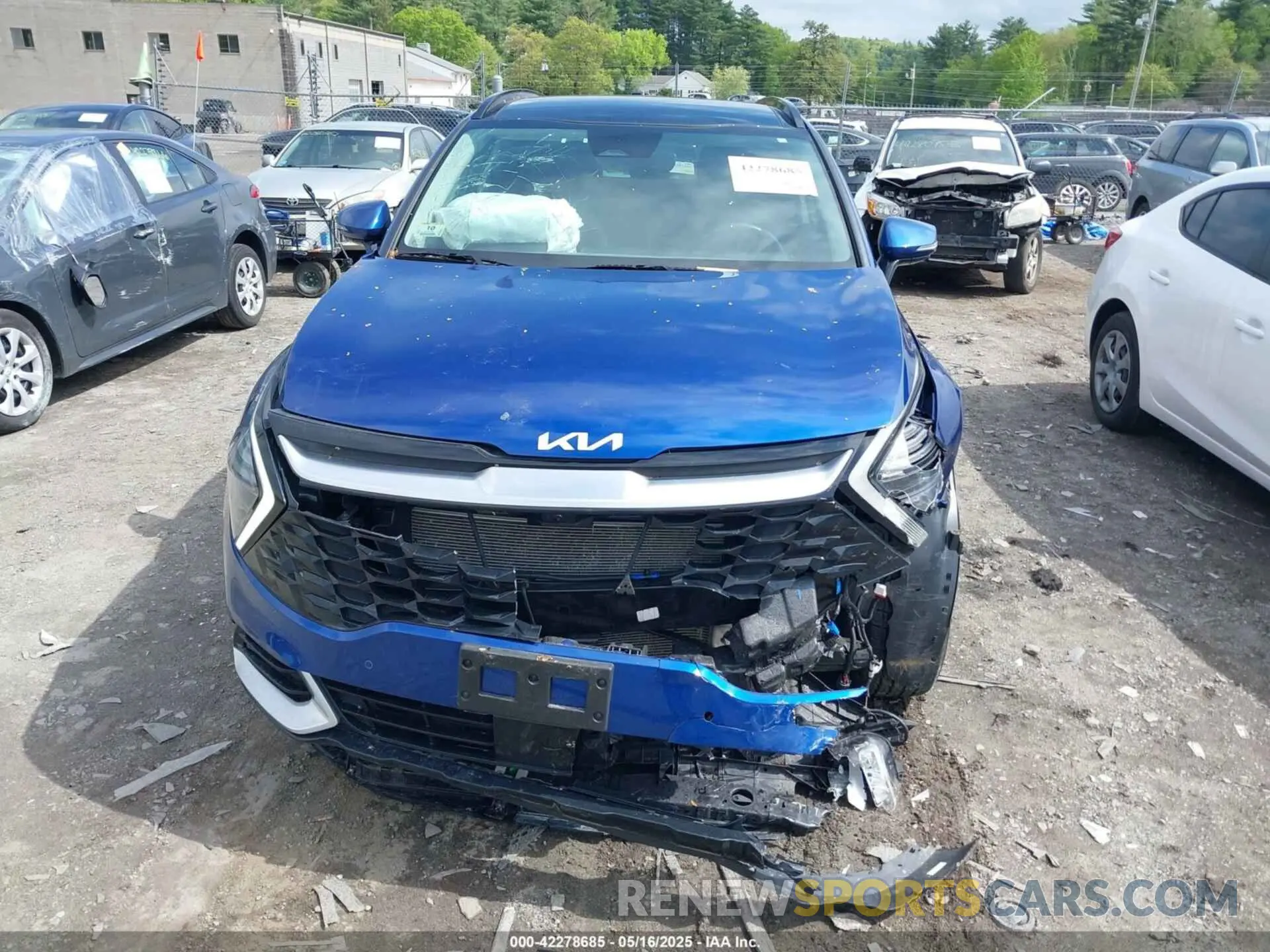 12 fotografías del automóvil dañado 5XYK5CDF5RG155029 KIA SPORTAGE 2024