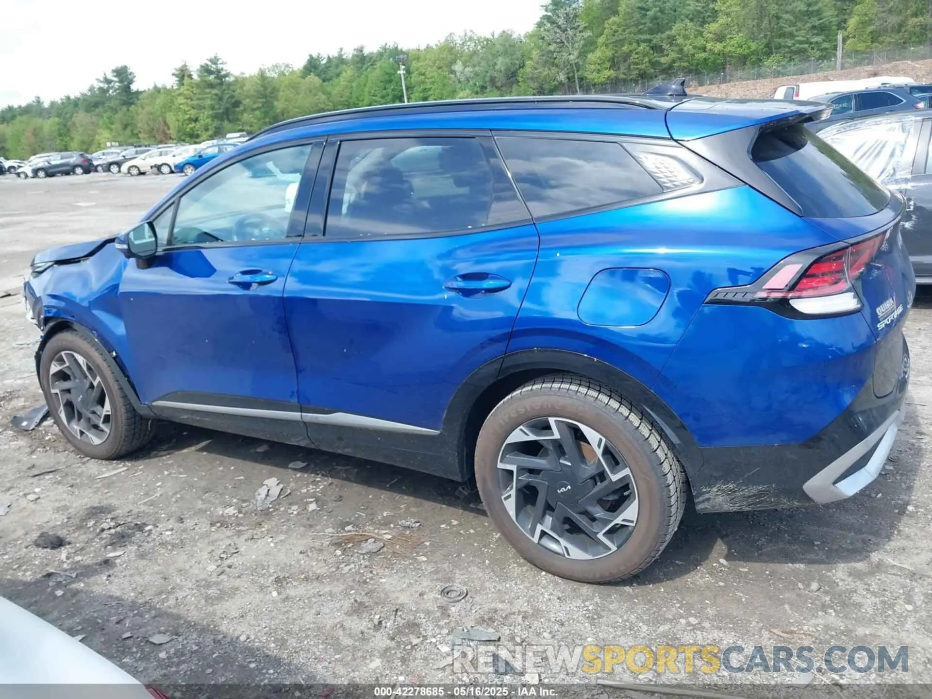 14 fotografías del automóvil dañado 5XYK5CDF5RG155029 KIA SPORTAGE 2024