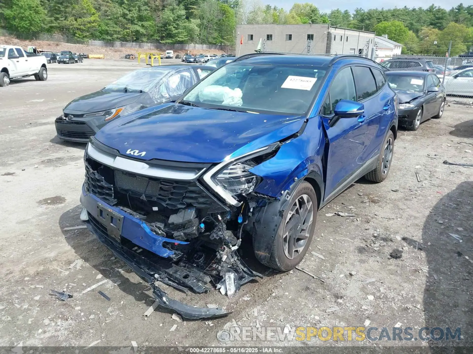 2 fotografías del automóvil dañado 5XYK5CDF5RG155029 KIA SPORTAGE 2024