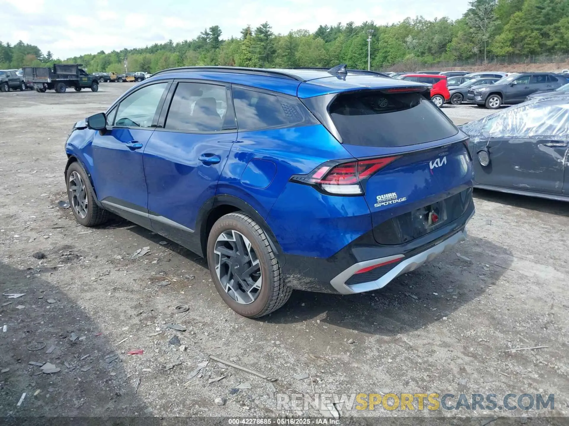 3 fotografías del automóvil dañado 5XYK5CDF5RG155029 KIA SPORTAGE 2024