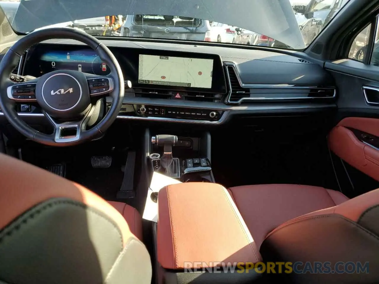 8 fotografías del automóvil dañado 5XYK5CDF7RG179106 KIA SPORTAGE 2024