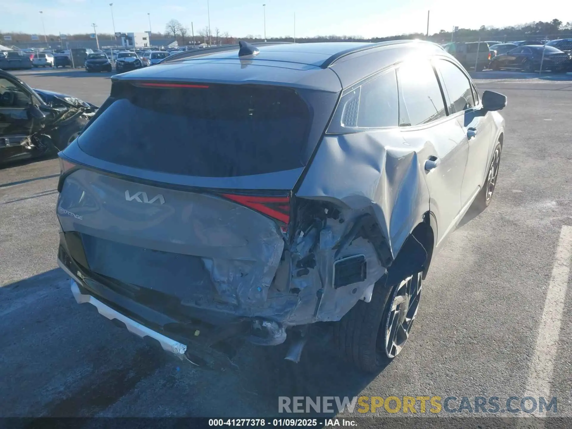 4 fotografías del automóvil dañado 5XYK5CDF7RG196102 KIA SPORTAGE 2024