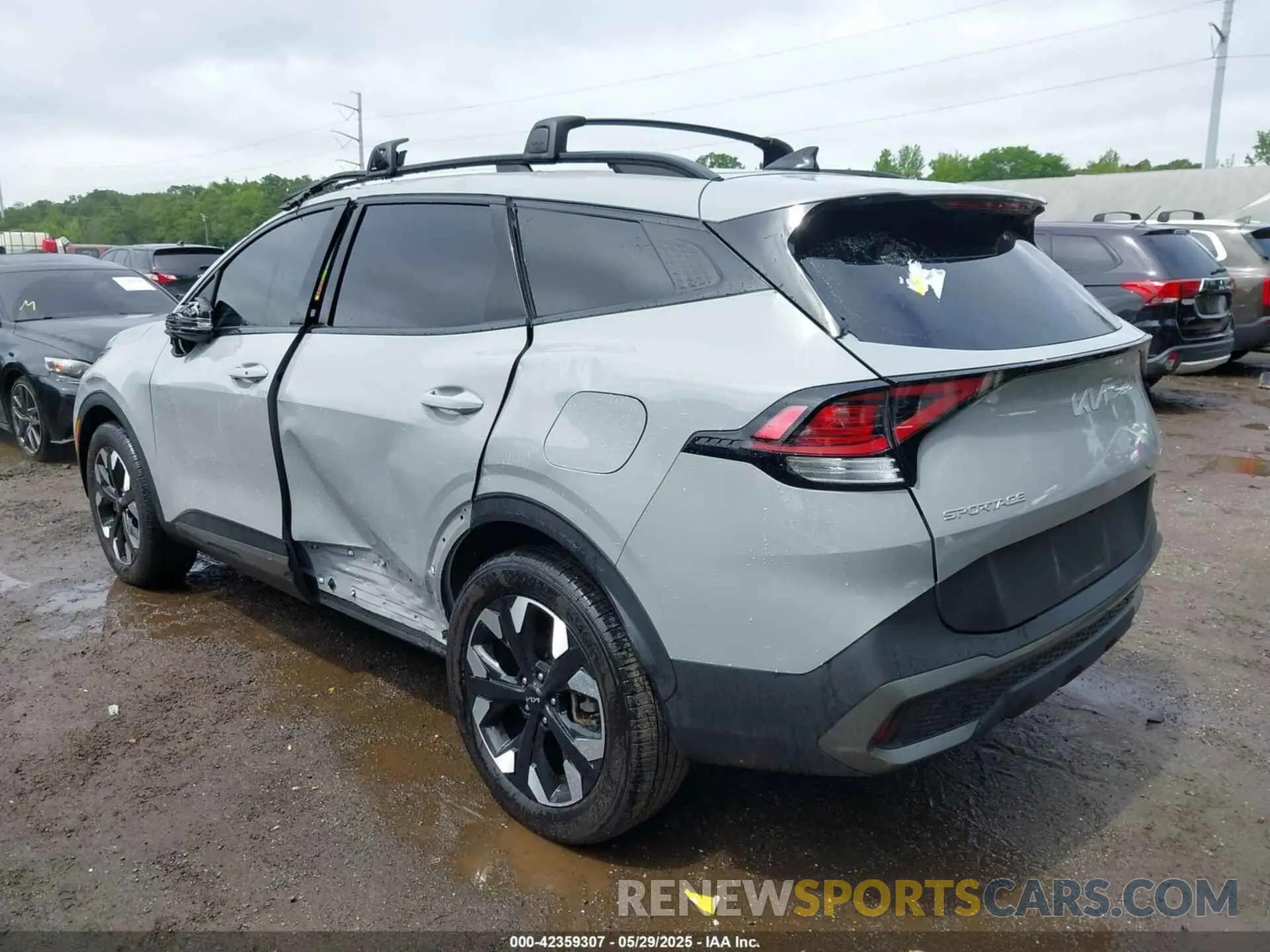 3 fotografías del automóvil dañado 5XYK6CDF0RG222360 KIA SPORTAGE 2024