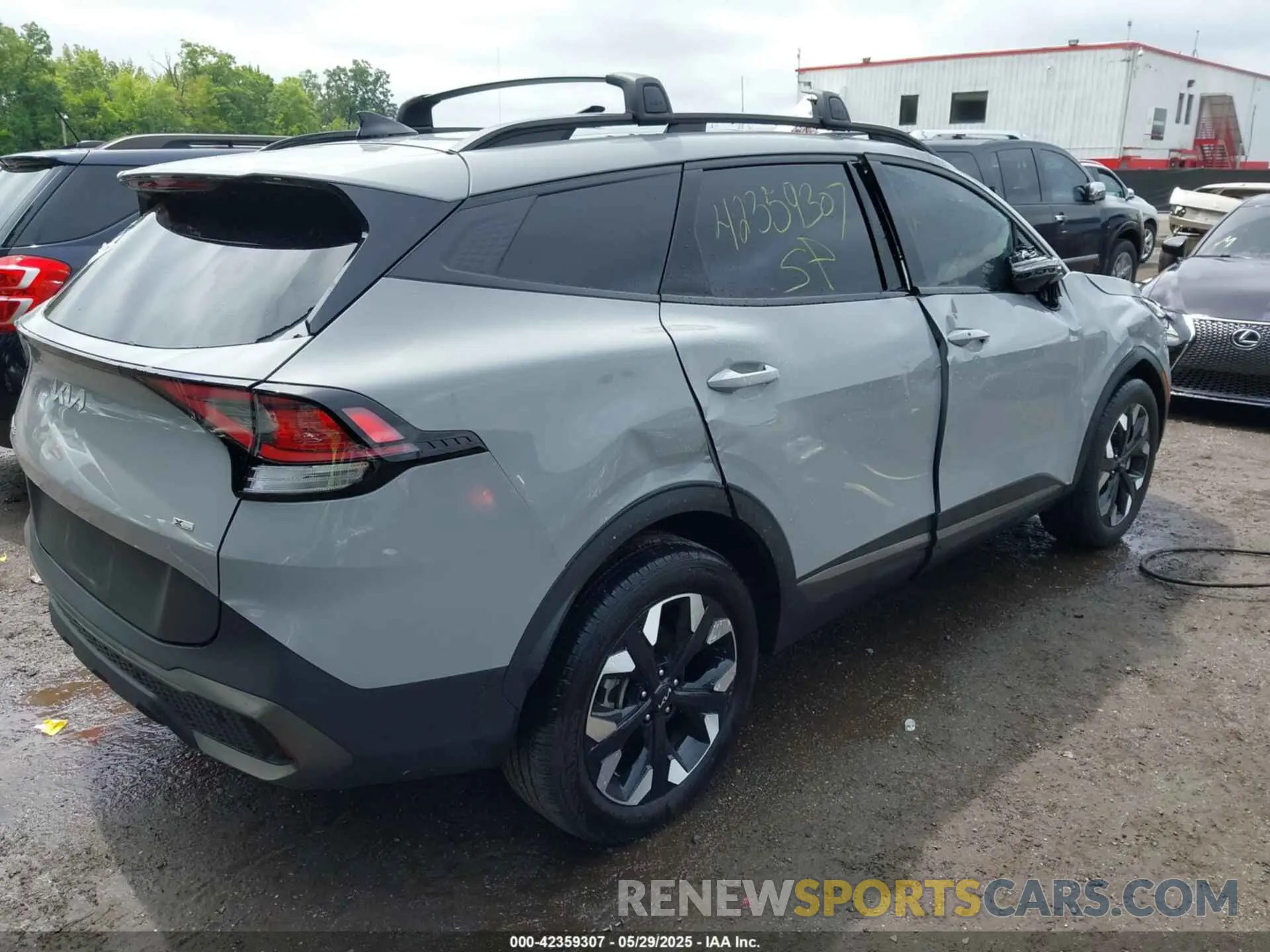 4 fotografías del automóvil dañado 5XYK6CDF0RG222360 KIA SPORTAGE 2024