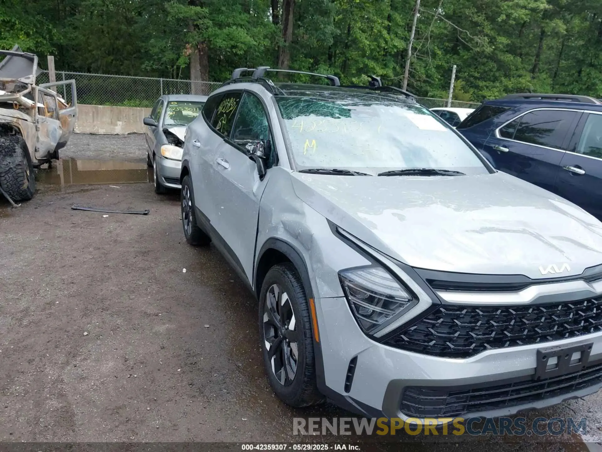 6 fotografías del automóvil dañado 5XYK6CDF0RG222360 KIA SPORTAGE 2024
