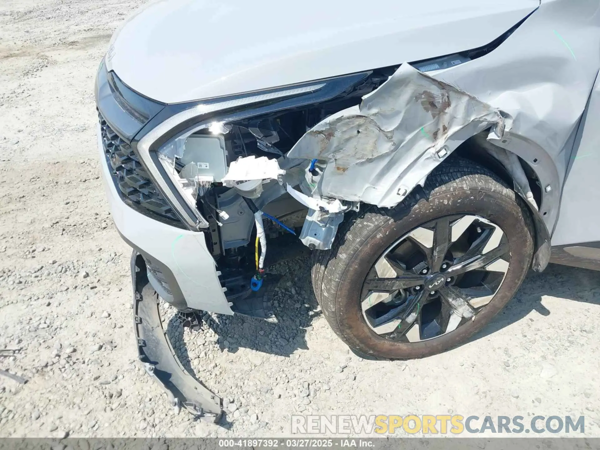 6 fotografías del automóvil dañado 5XYK6CDF0RG223525 KIA SPORTAGE 2024