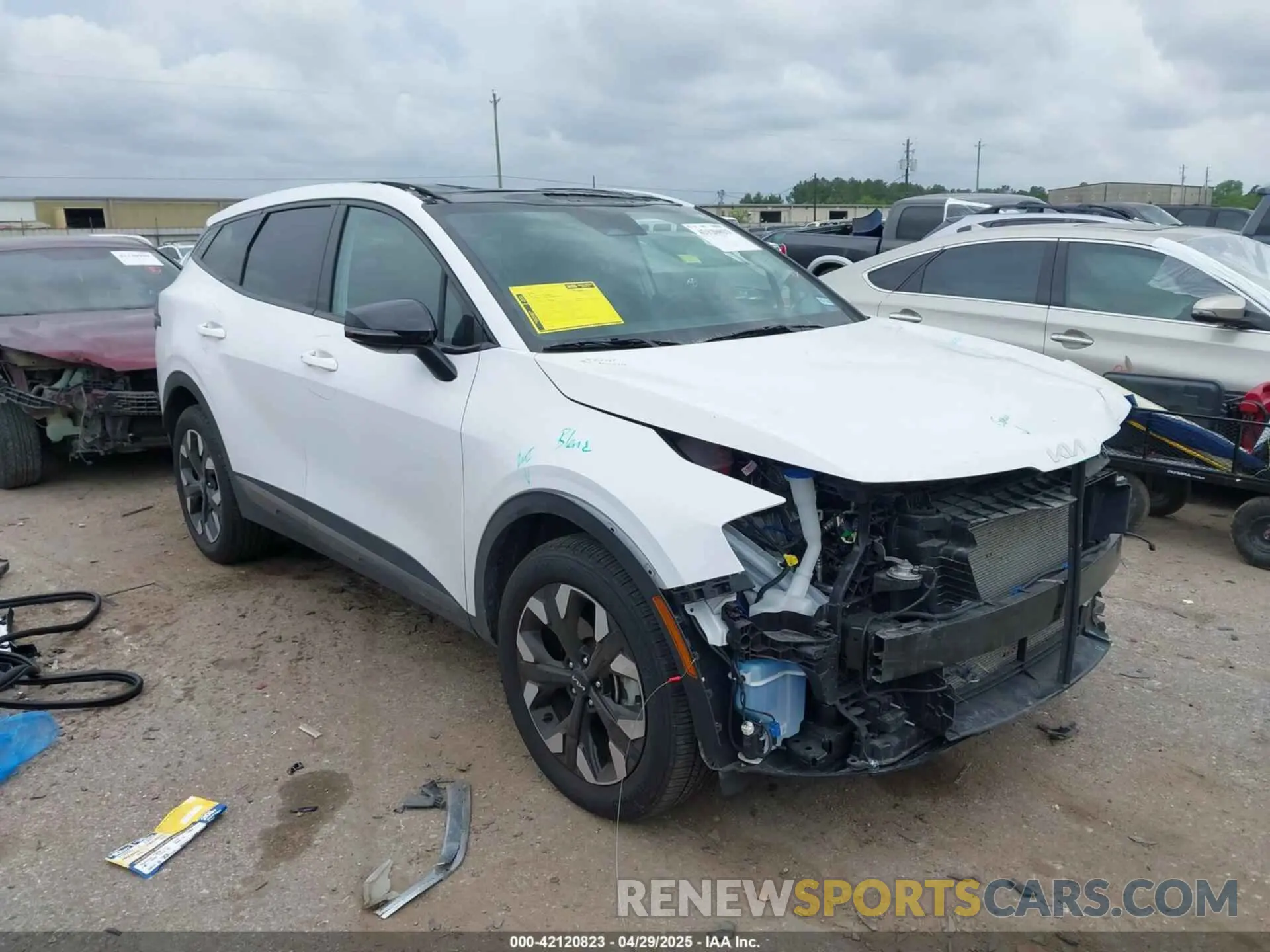 1 fotografías del automóvil dañado 5XYK6CDF0RG229132 KIA SPORTAGE 2024
