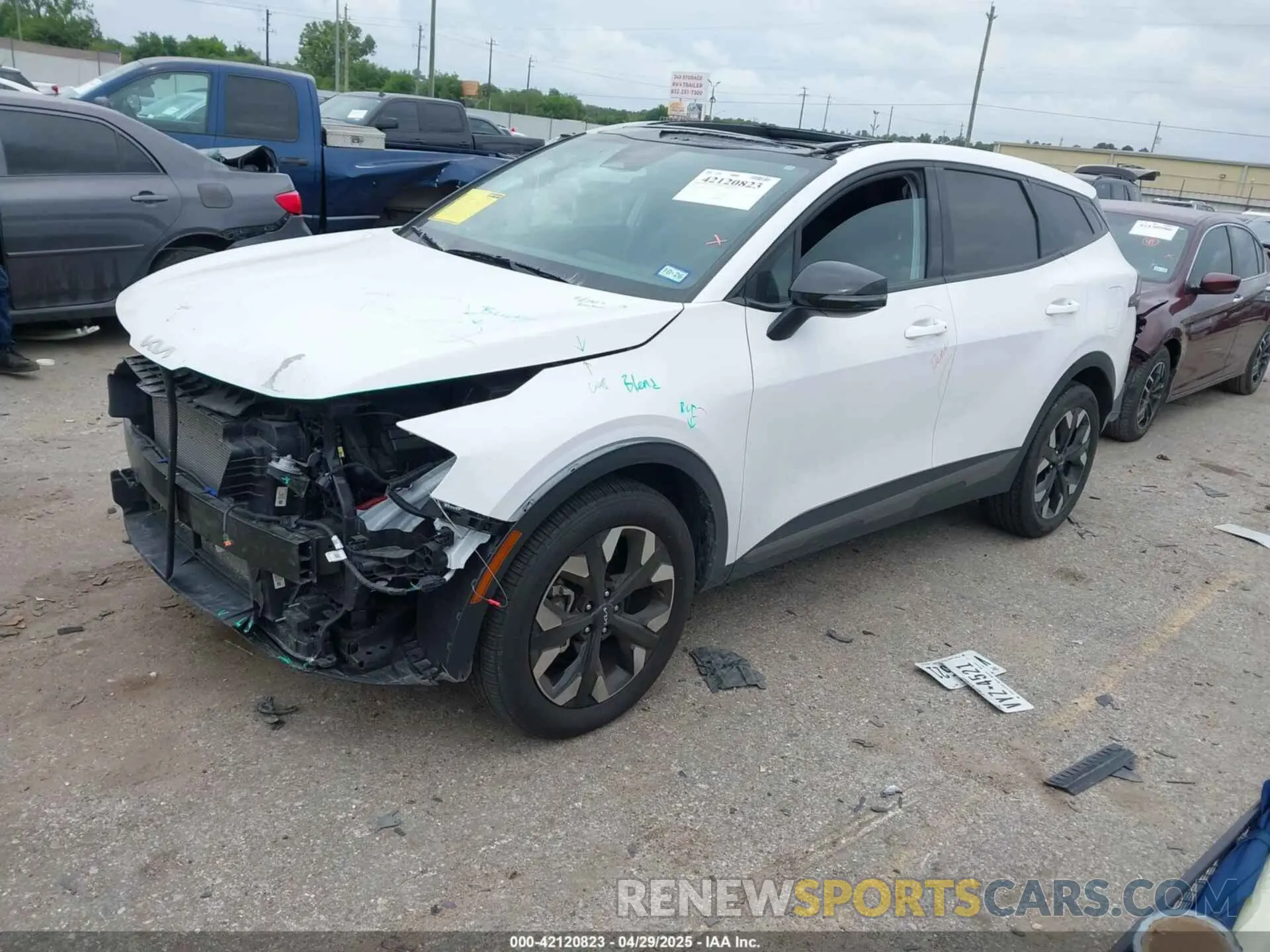 2 fotografías del automóvil dañado 5XYK6CDF0RG229132 KIA SPORTAGE 2024