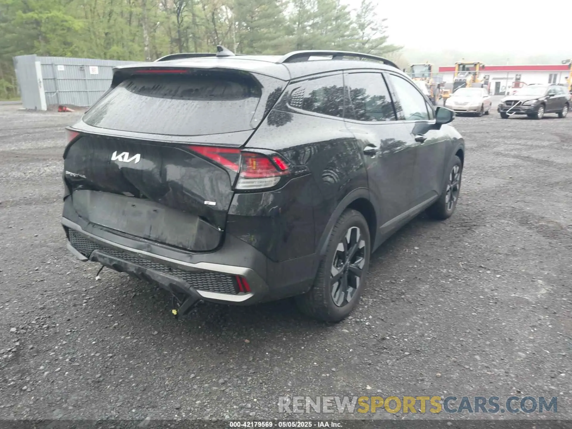 4 fotografías del automóvil dañado 5XYK6CDF2RG229360 KIA SPORTAGE 2024