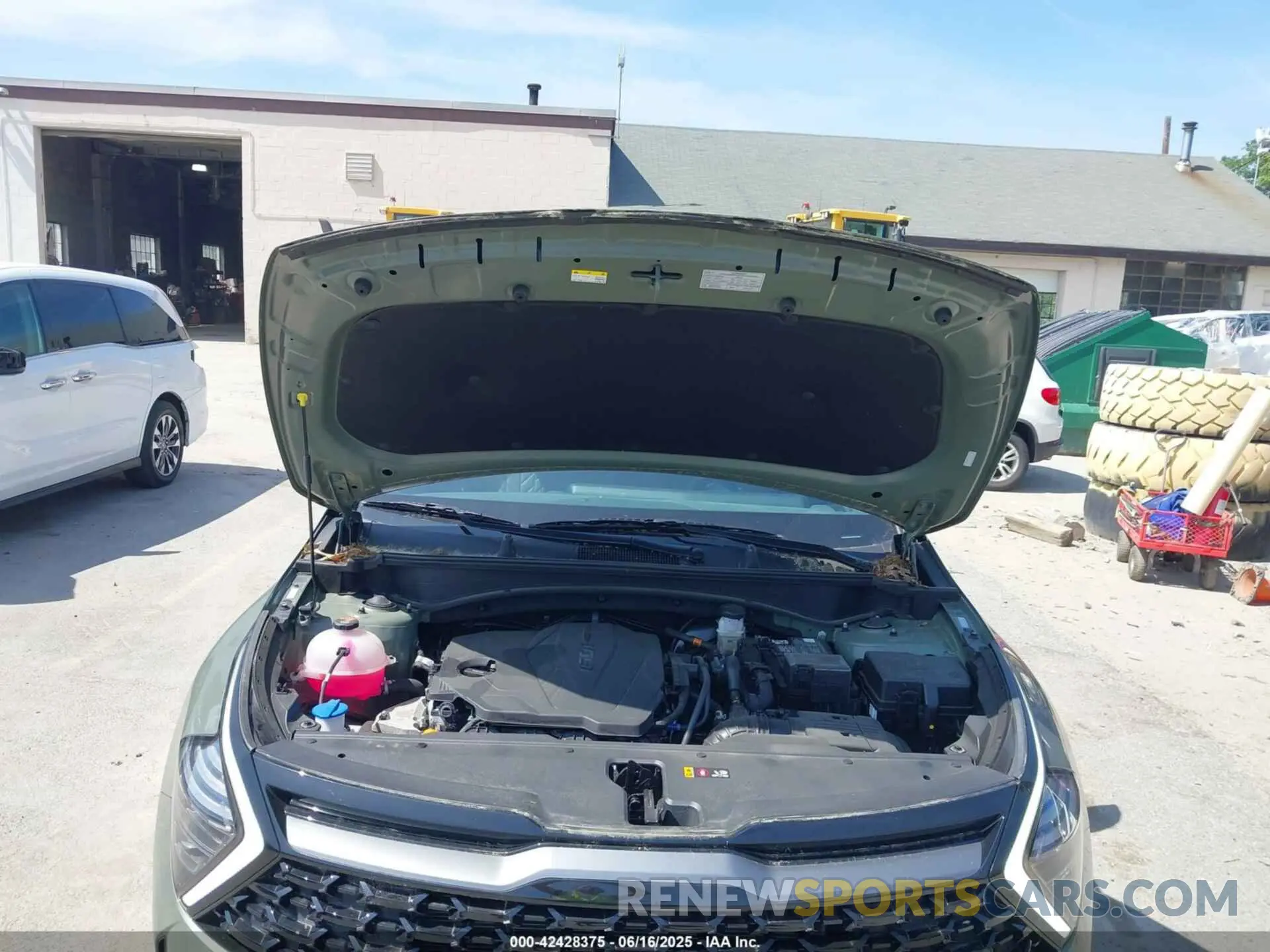 10 fotografías del automóvil dañado 5XYK6CDF2RG229634 KIA SPORTAGE 2024
