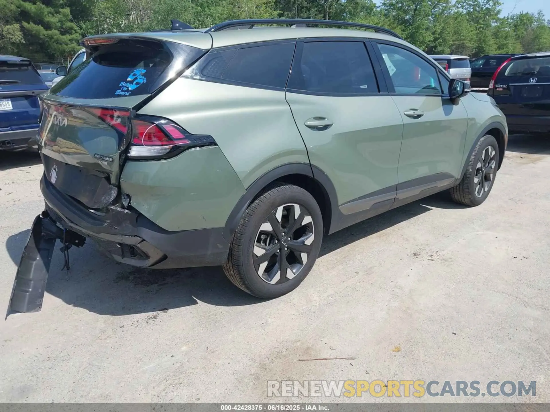 4 fotografías del automóvil dañado 5XYK6CDF2RG229634 KIA SPORTAGE 2024