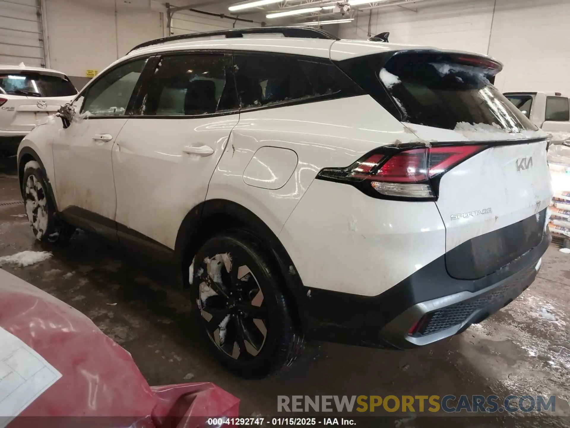 3 fotografías del automóvil dañado 5XYK6CDF3RG145077 KIA SPORTAGE 2024