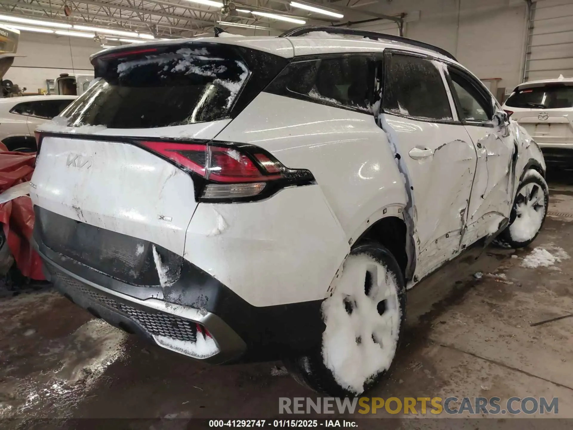 4 fotografías del automóvil dañado 5XYK6CDF3RG145077 KIA SPORTAGE 2024