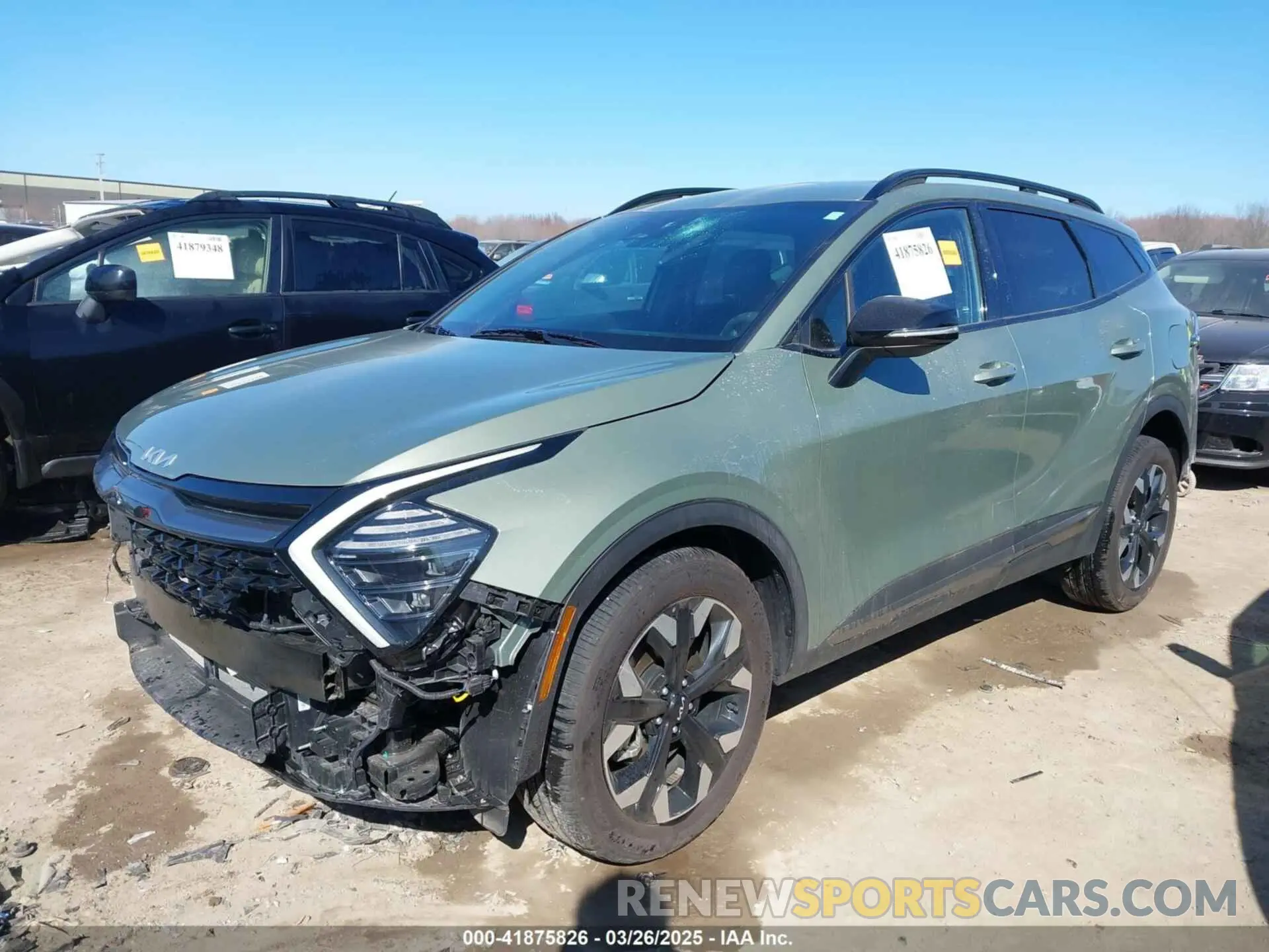 2 fotografías del automóvil dañado 5XYK6CDF3RG232462 KIA SPORTAGE 2024