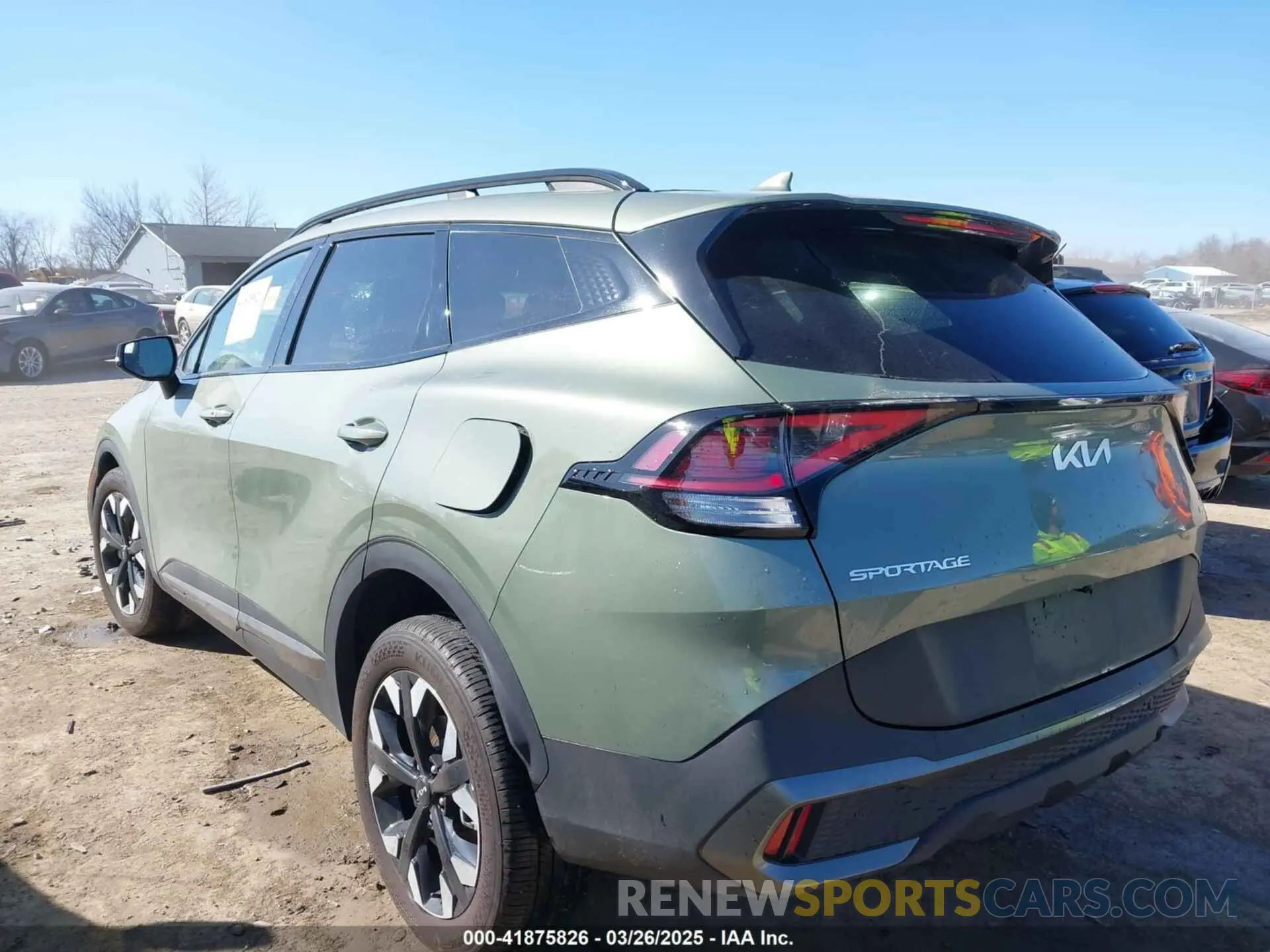 3 fotografías del automóvil dañado 5XYK6CDF3RG232462 KIA SPORTAGE 2024