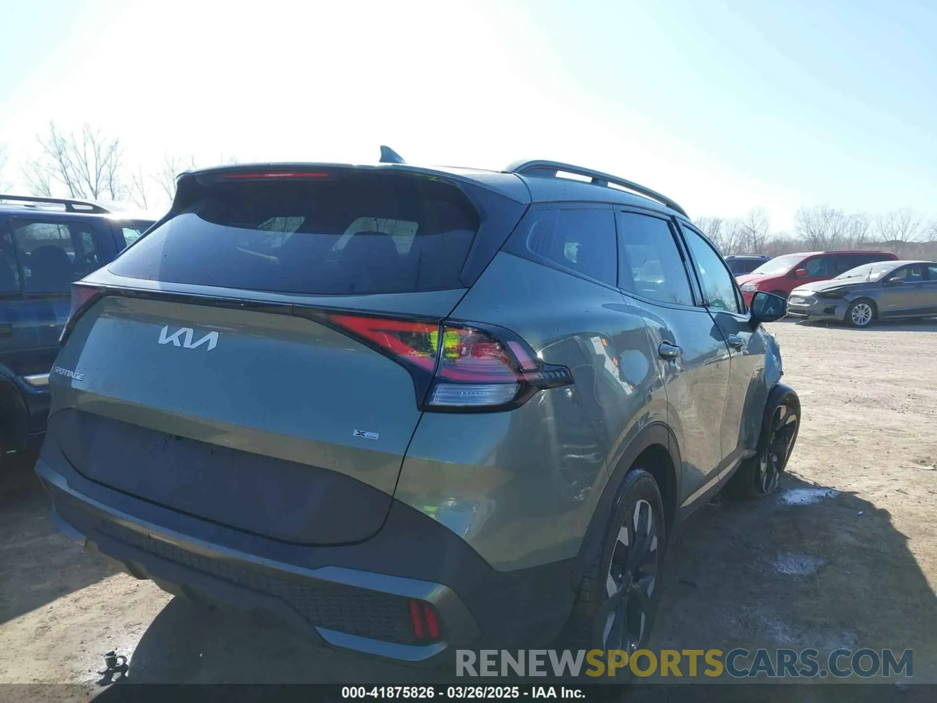 4 fotografías del automóvil dañado 5XYK6CDF3RG232462 KIA SPORTAGE 2024