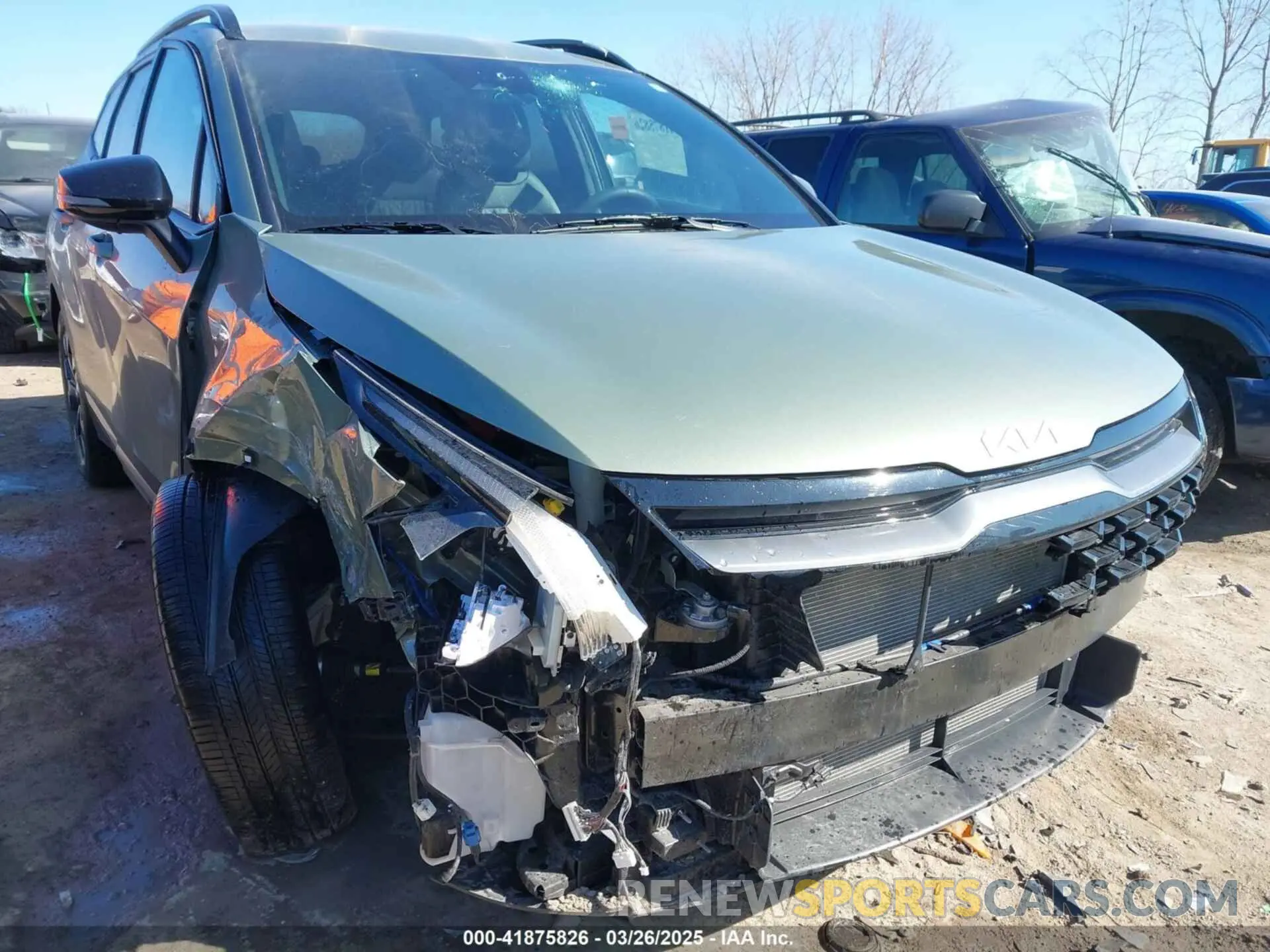 6 fotografías del automóvil dañado 5XYK6CDF3RG232462 KIA SPORTAGE 2024