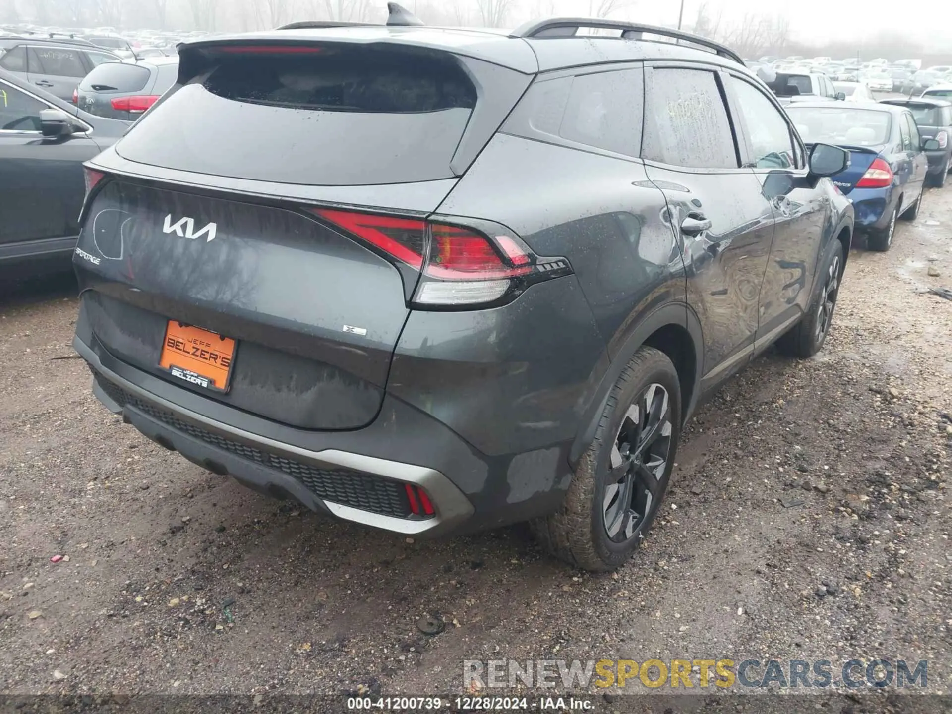 4 fotografías del automóvil dañado 5XYK6CDF5RG148143 KIA SPORTAGE 2024